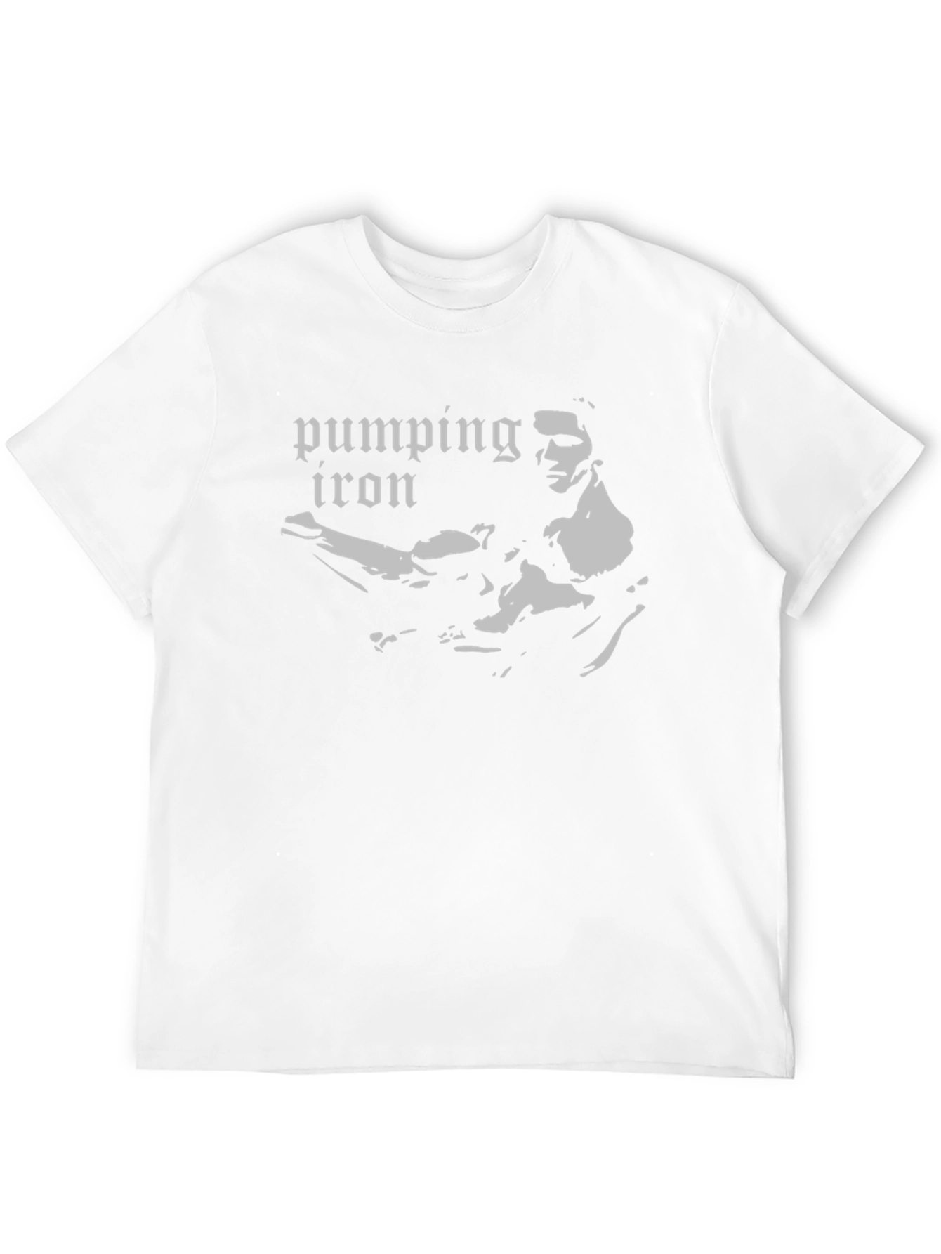 Pumping Iron Black Graphic Tee - Bodybuilding Fan Apparel