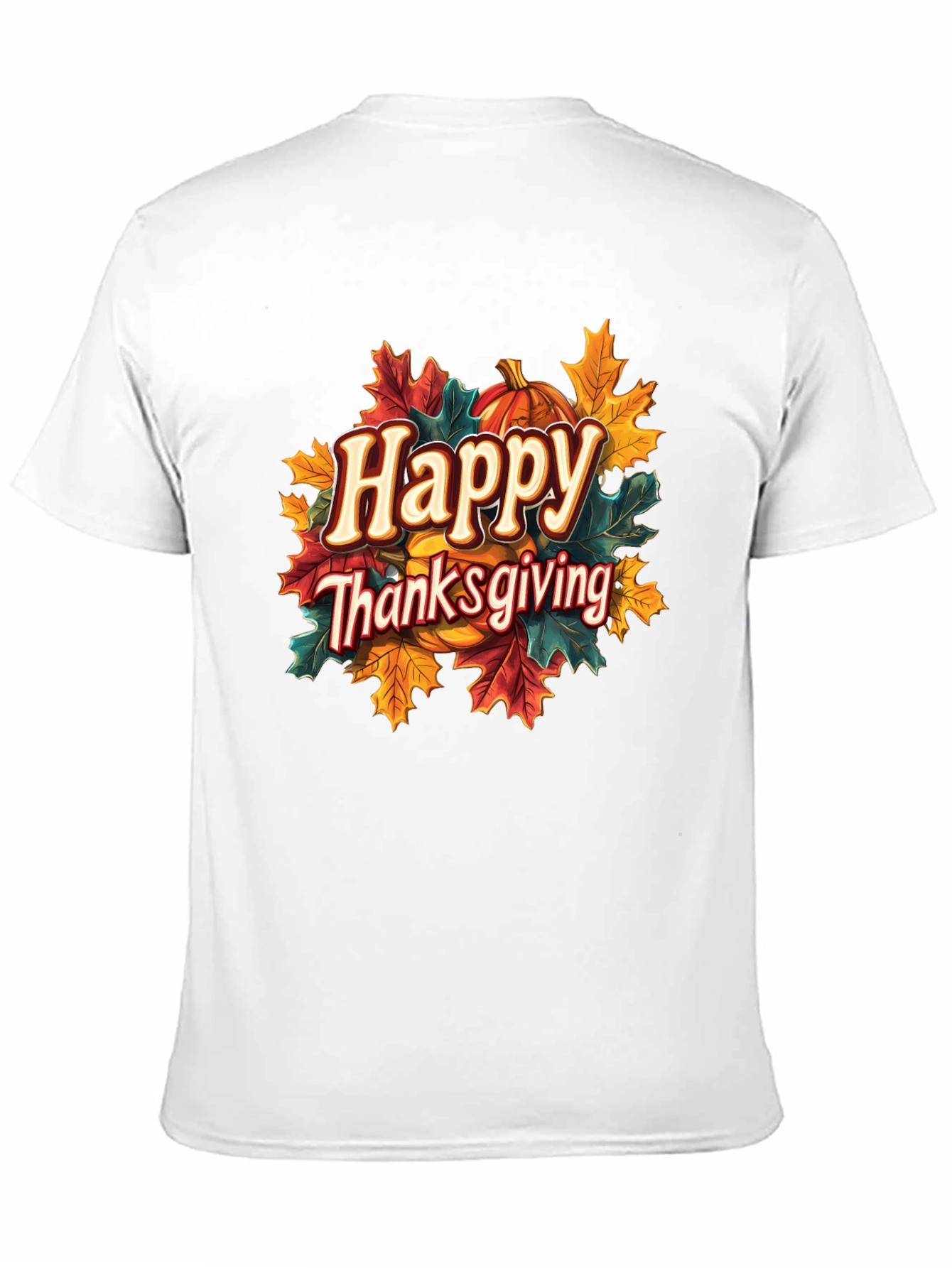 Happy Thanksgiving Graphic T-Shirt - Holiday Style