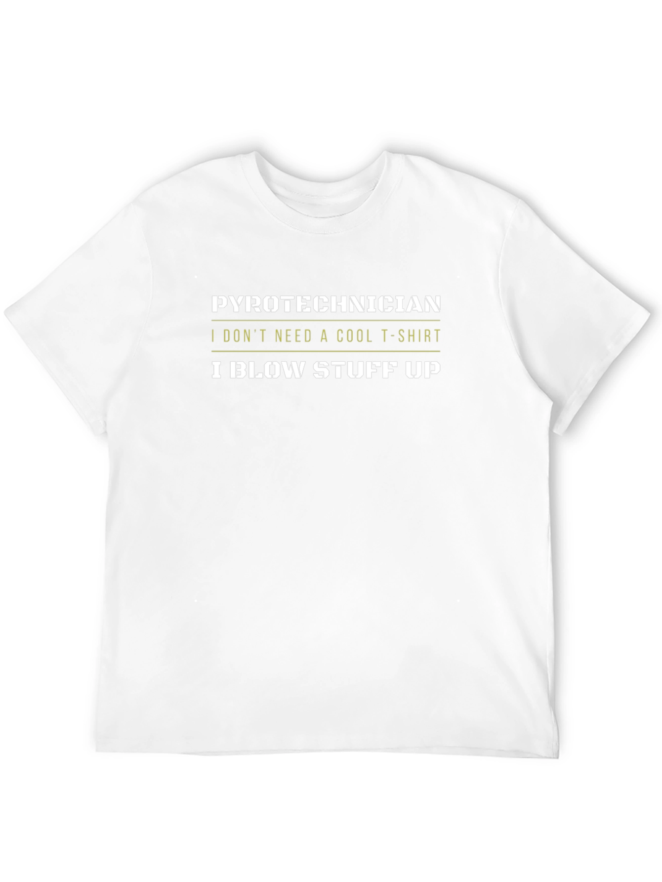 Pyrotechnician I Blow Stuff Up Black T-Shirt