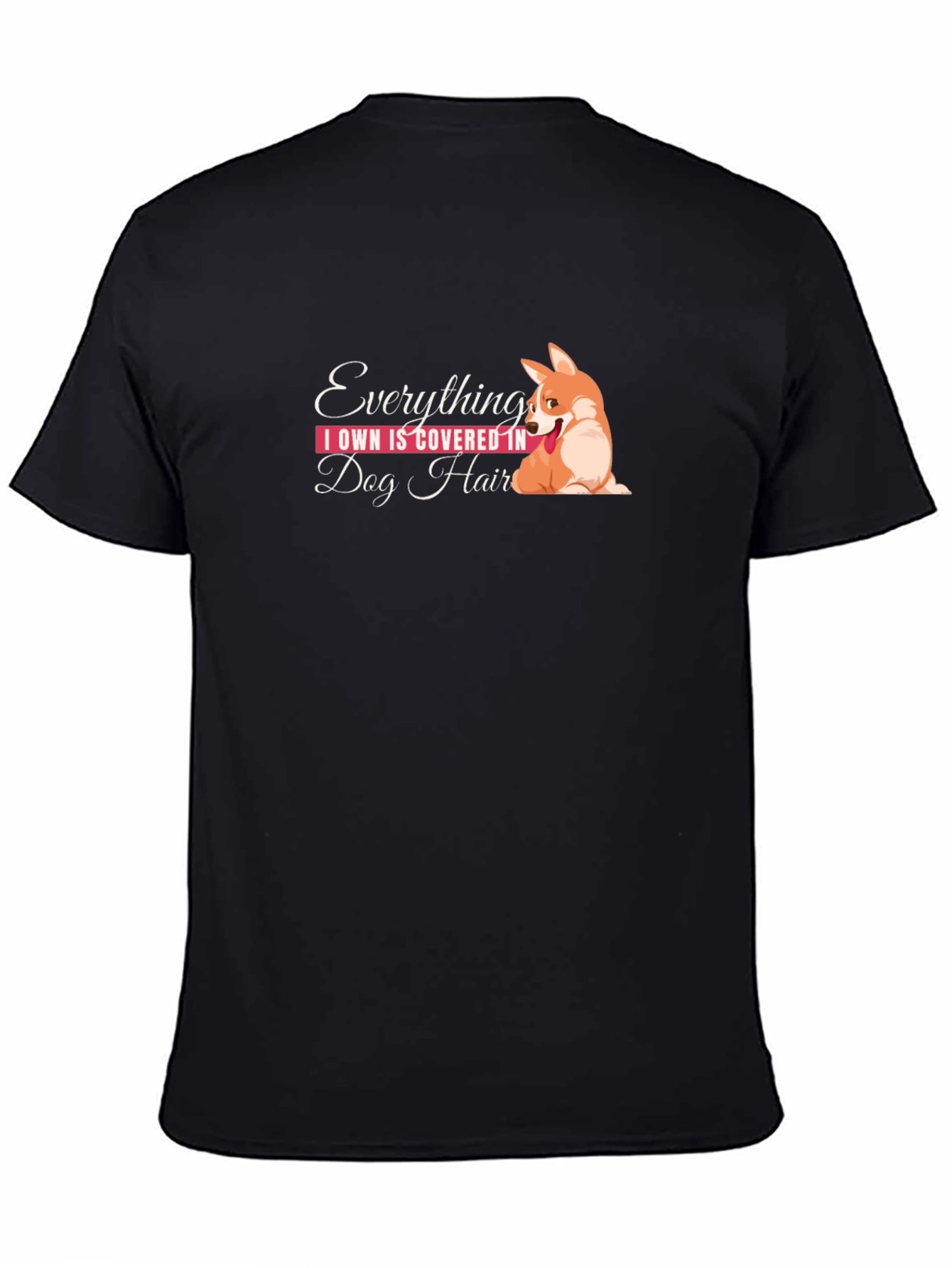 Dog Hair Corgi Graphic T-Shirt