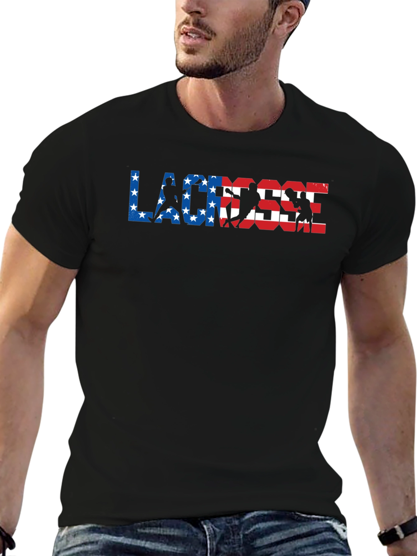 Patriotic Lacrosse T-Shirt