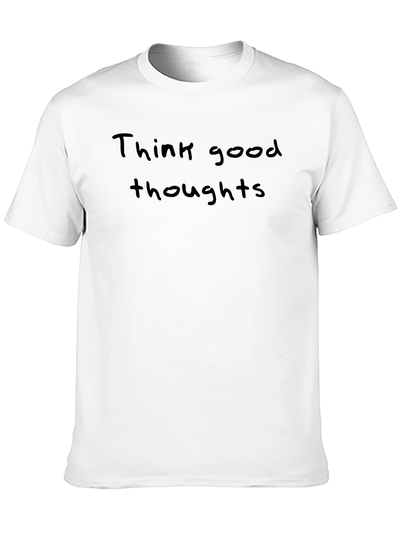 Think Good Thoughts Black Tee