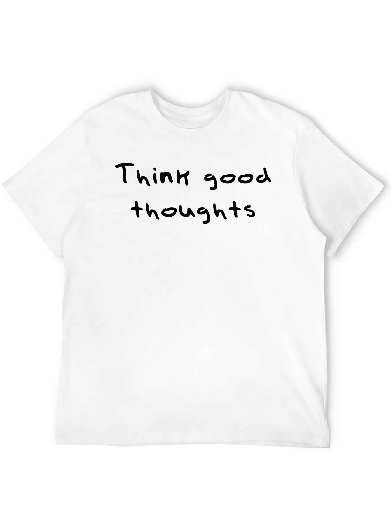 Think Good Thoughts Black Tee