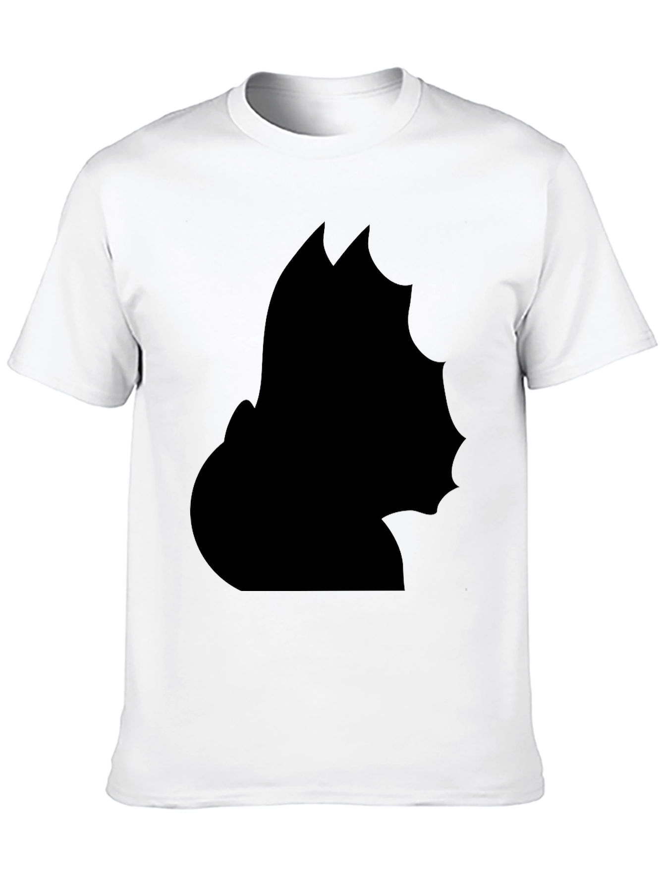 Unique Black Silhouette Graphic Tee - Modern Style