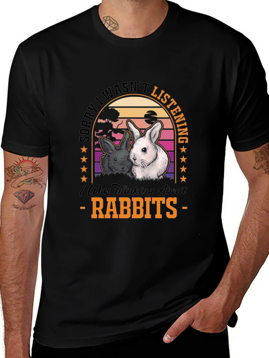 Rabbit T-Shirt: Sorry I Wasnt Listening