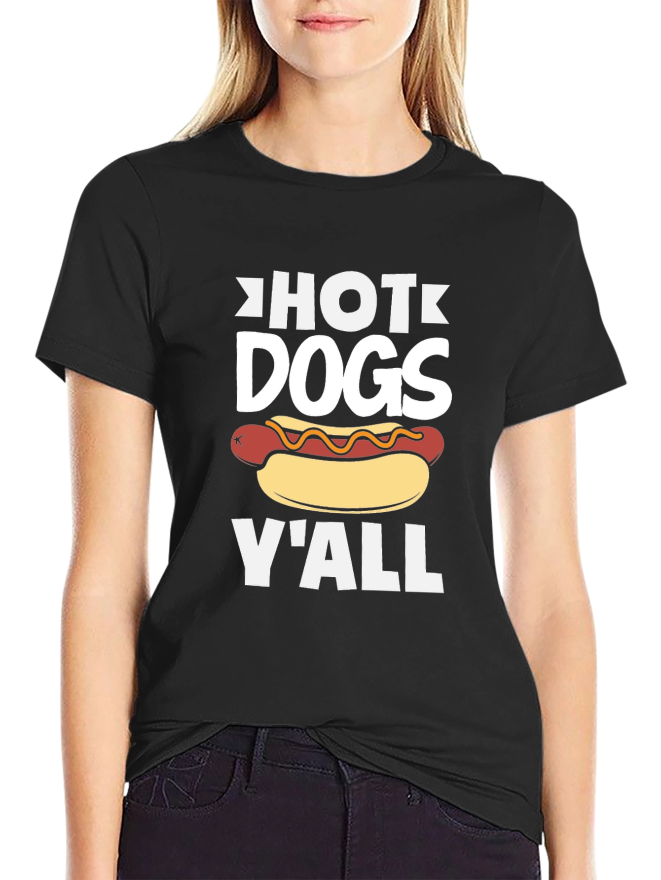 Hot Dogs Yall T-Shirt - Unisex Graphic Tee