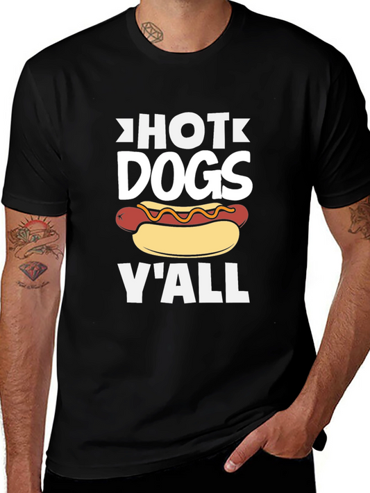 Hot Dogs Yall T-Shirt - Unisex Graphic Tee