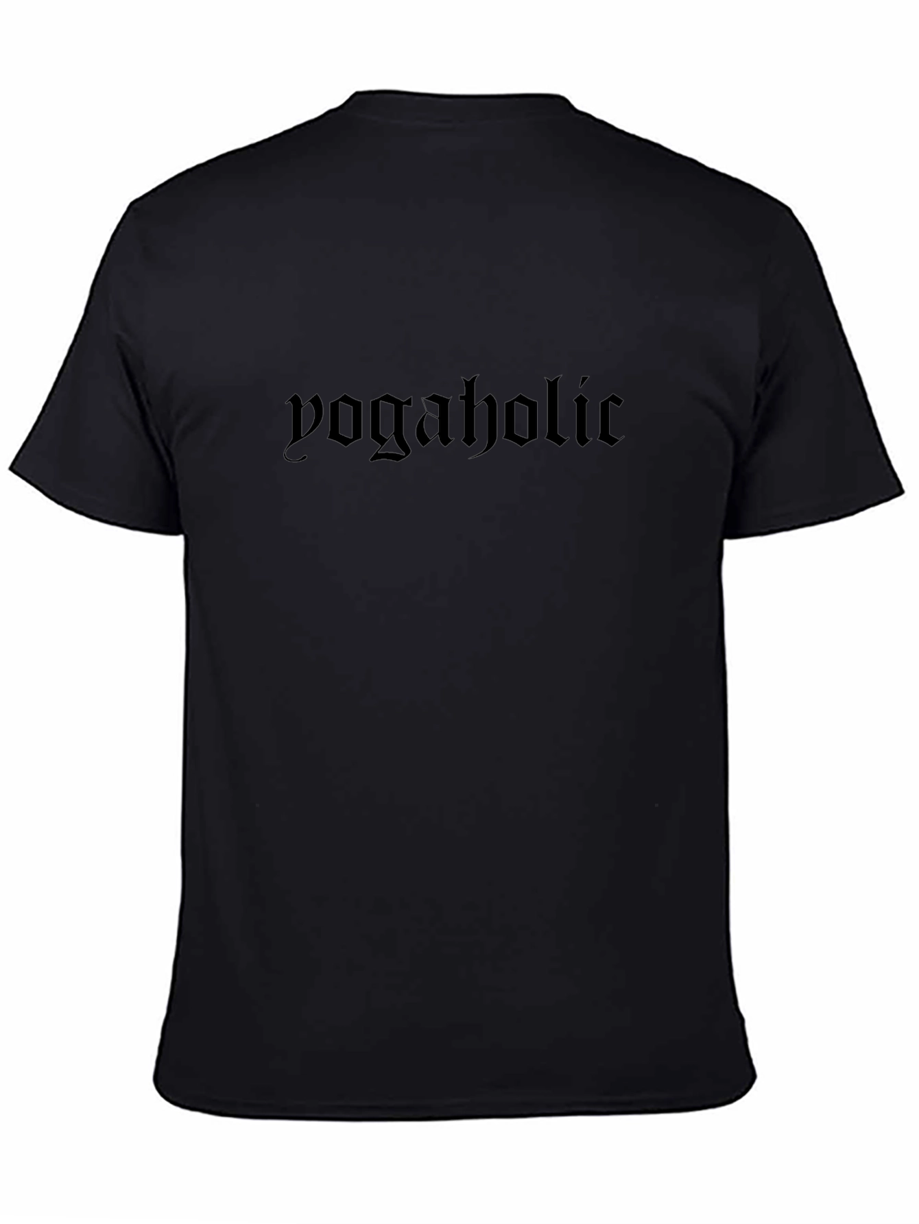 Yogaholic Black T-Shirt