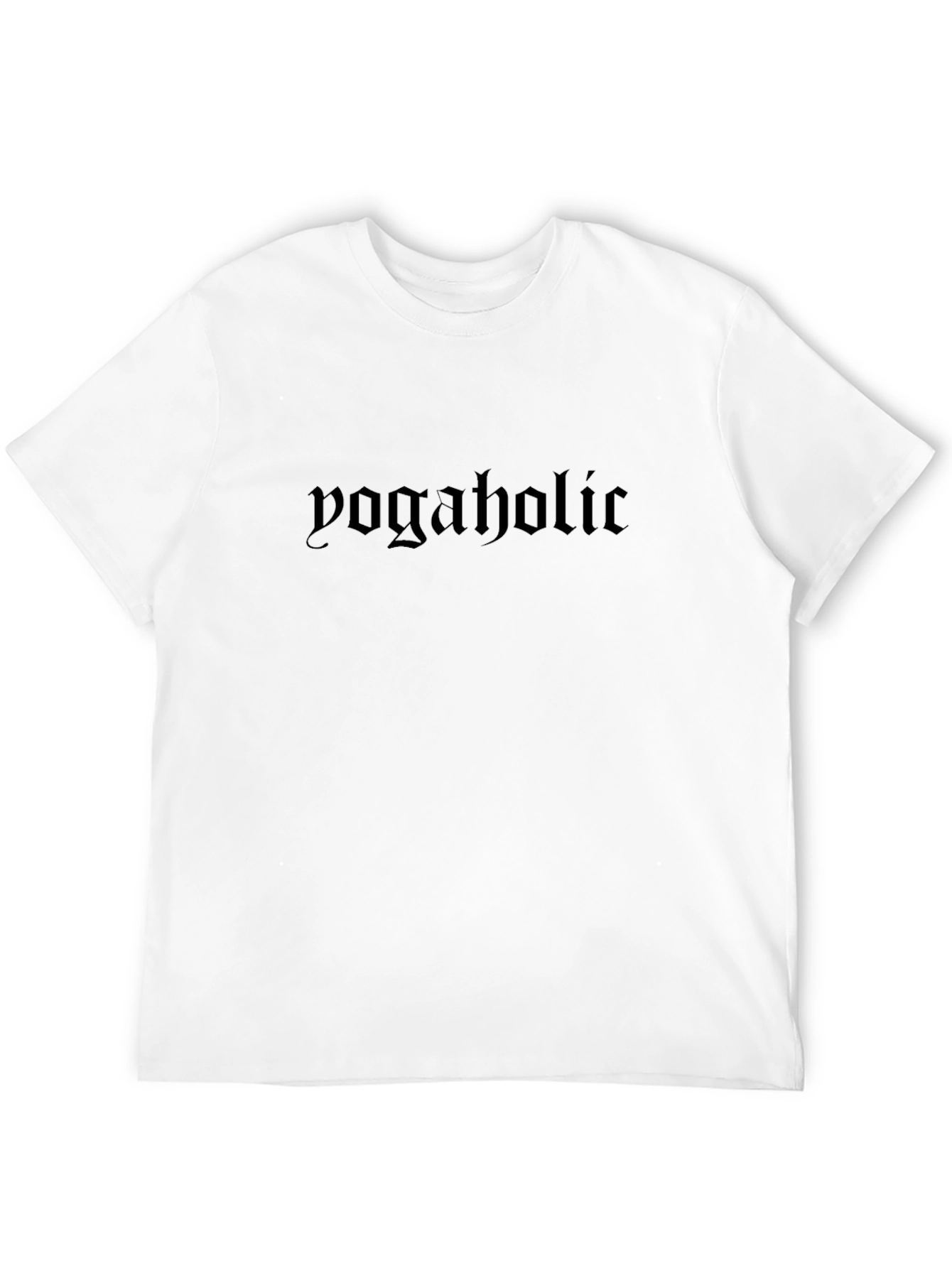 Yogaholic Black T-Shirt