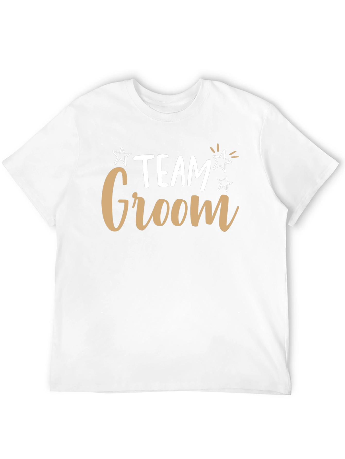 Team Groom T-Shirt - Black Crew Neck