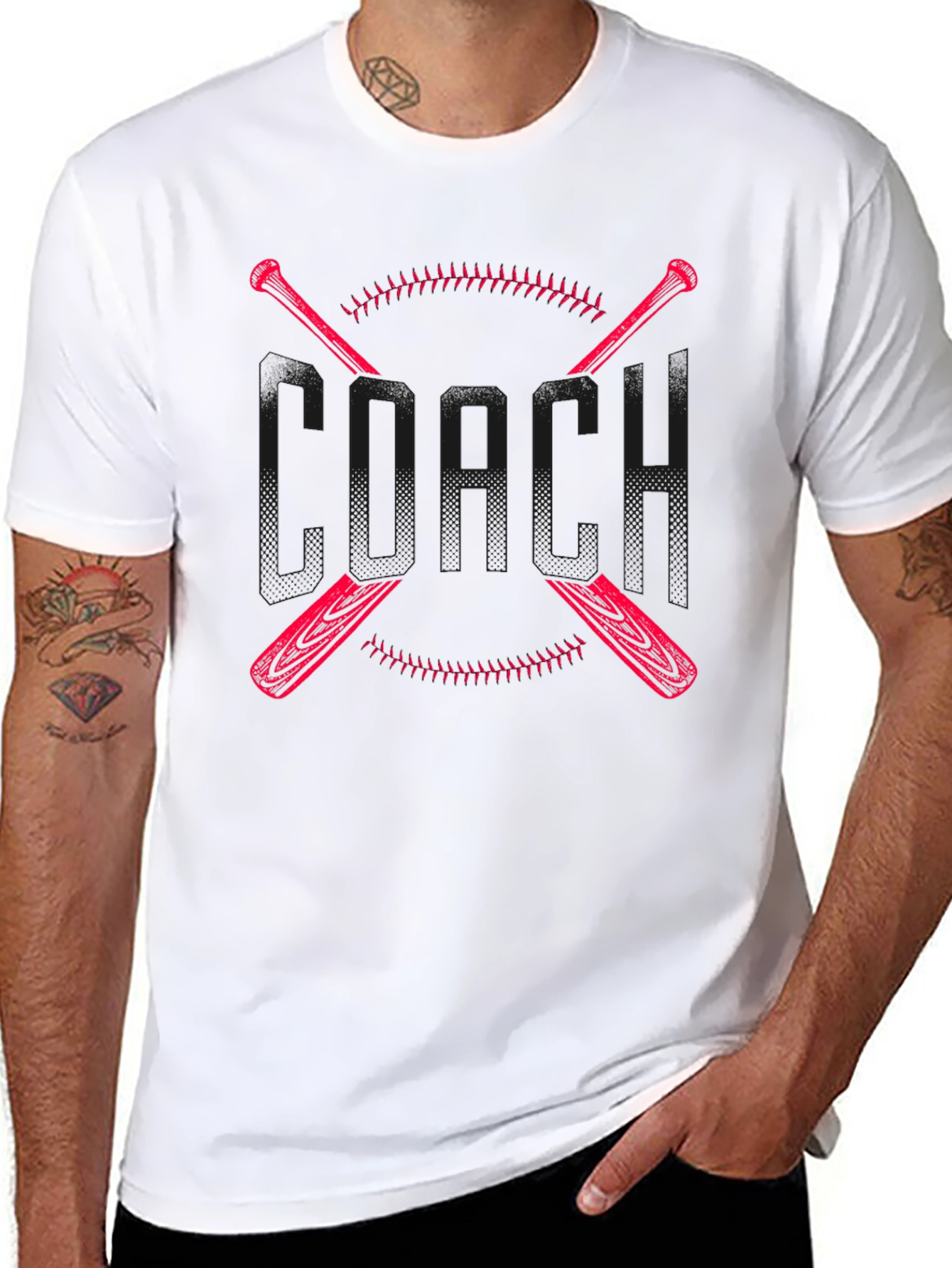 Baseball Bats T-Shirt - Mens Black Graphic Tee