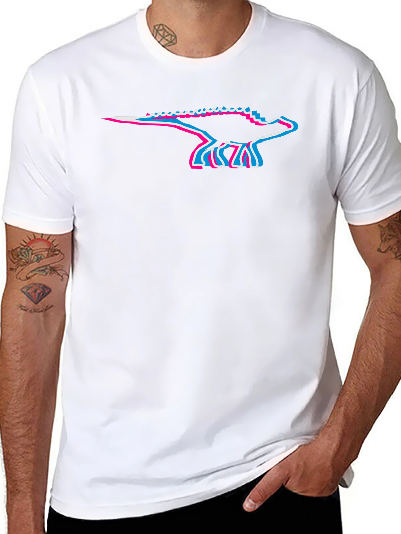 Ankylosaurus Glitchcore T-Shirt