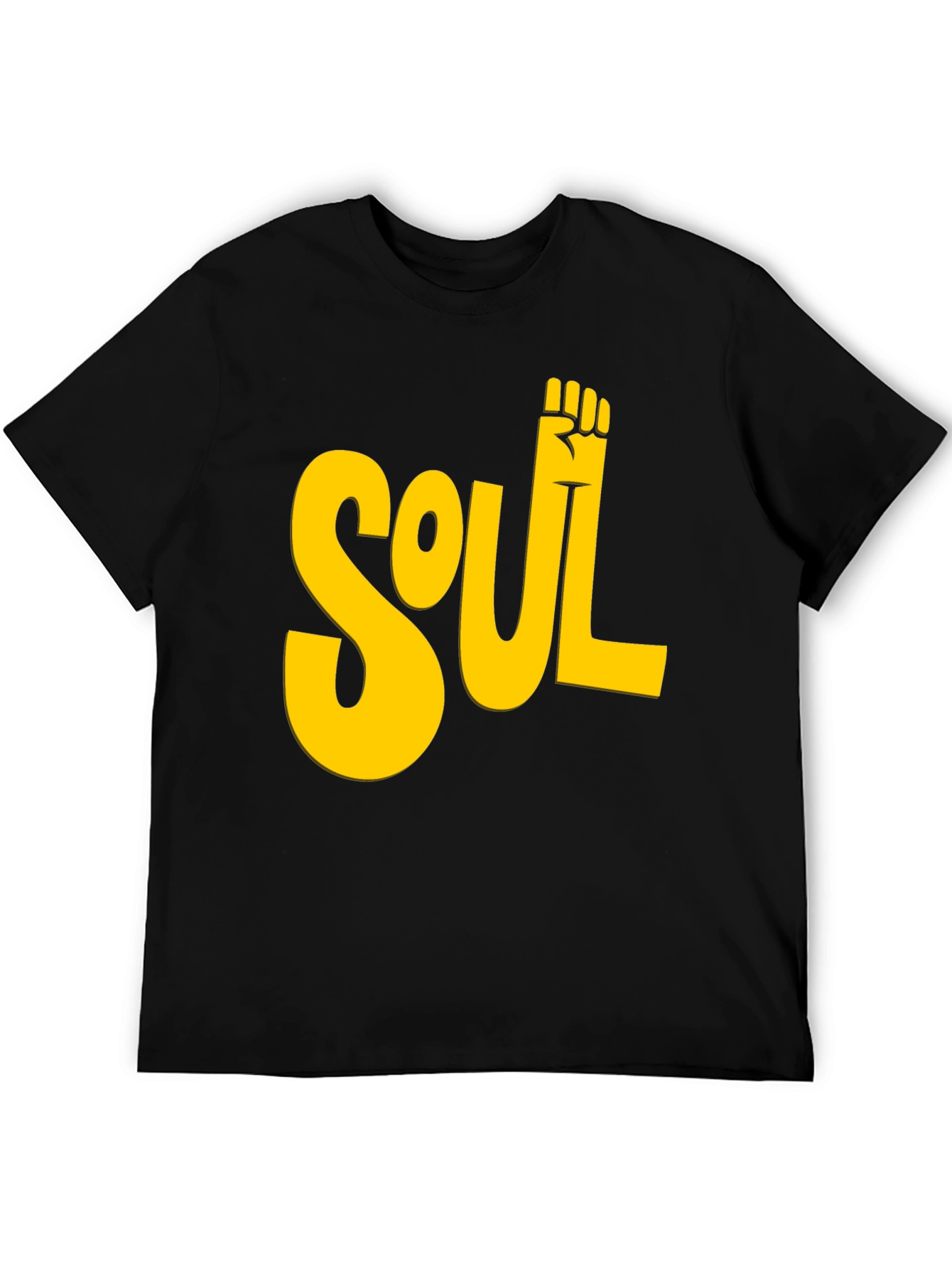 Soul Power Fist T-Shirt - Black
