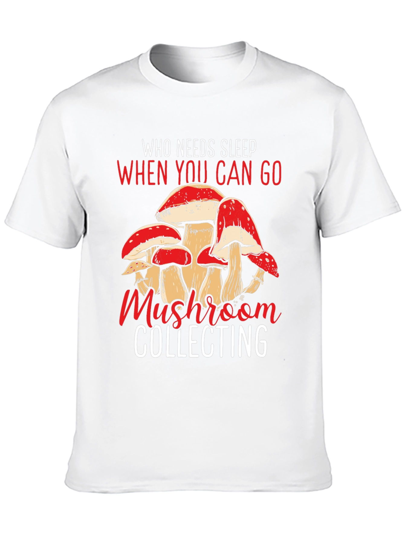 Mushroom Collecting Graphic Tee - Black