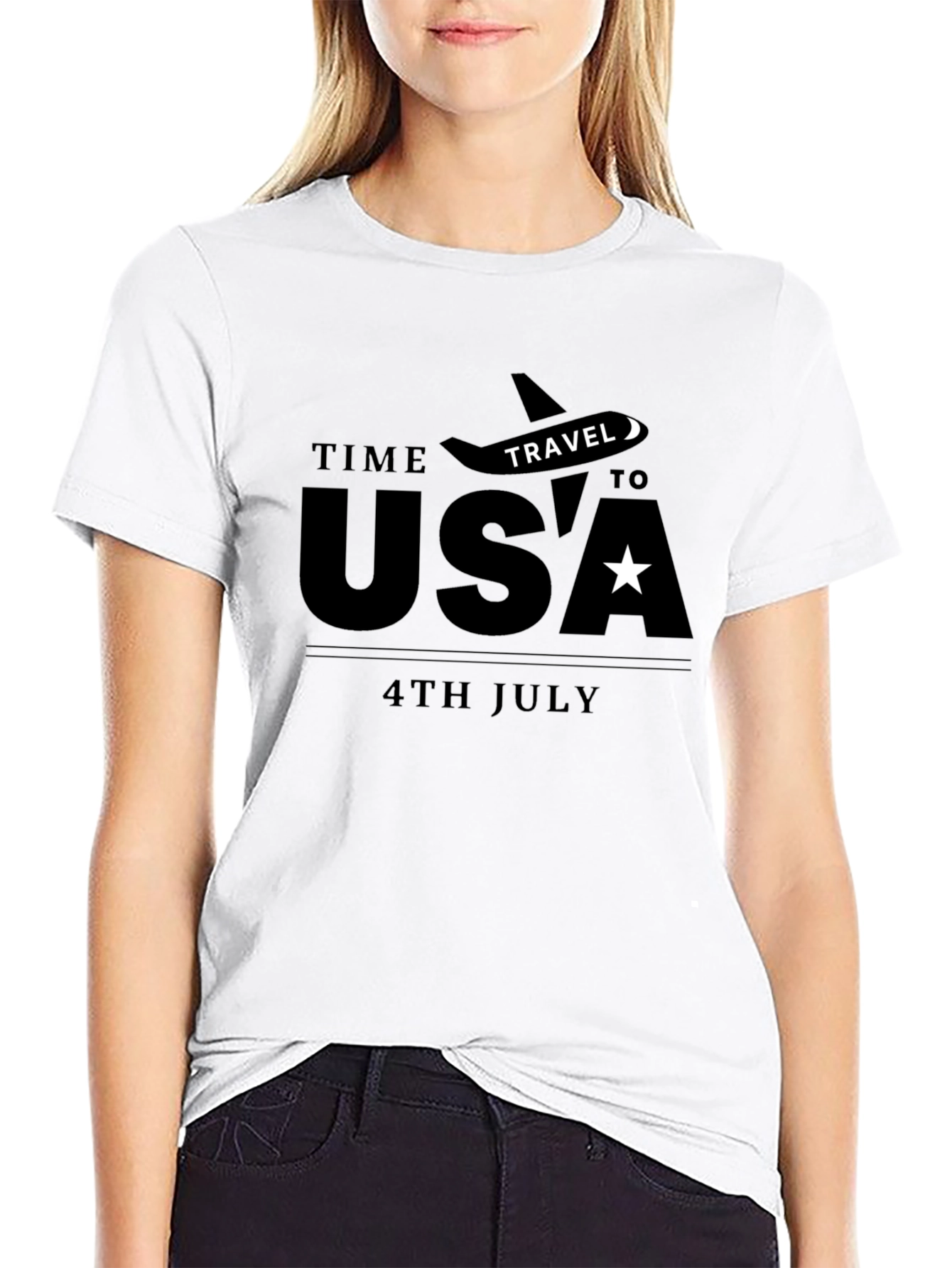 Time to Travel USA T-Shirt 4th of July