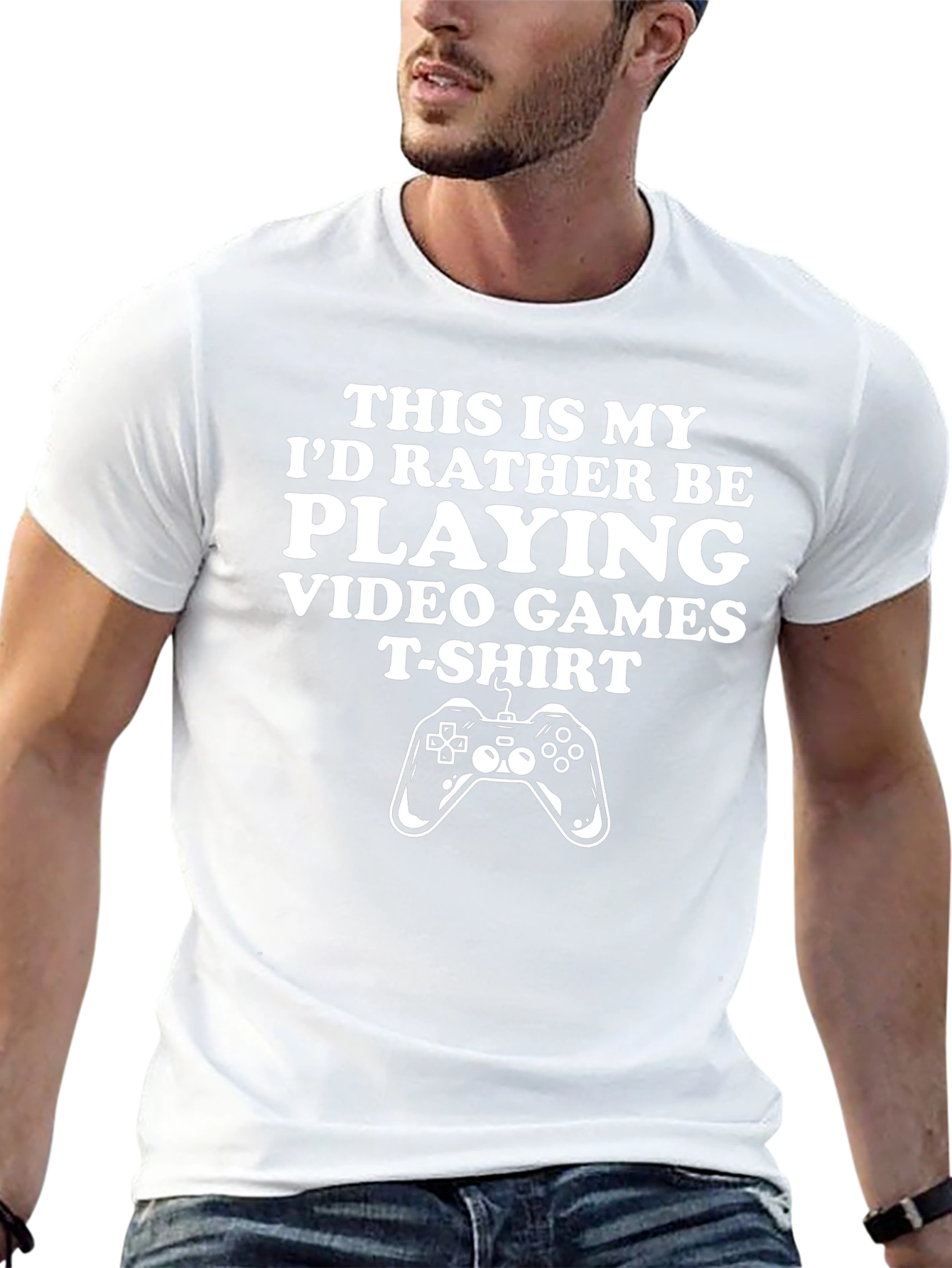 Gamer T-Shirt: Id Rather Be Playing Video Games