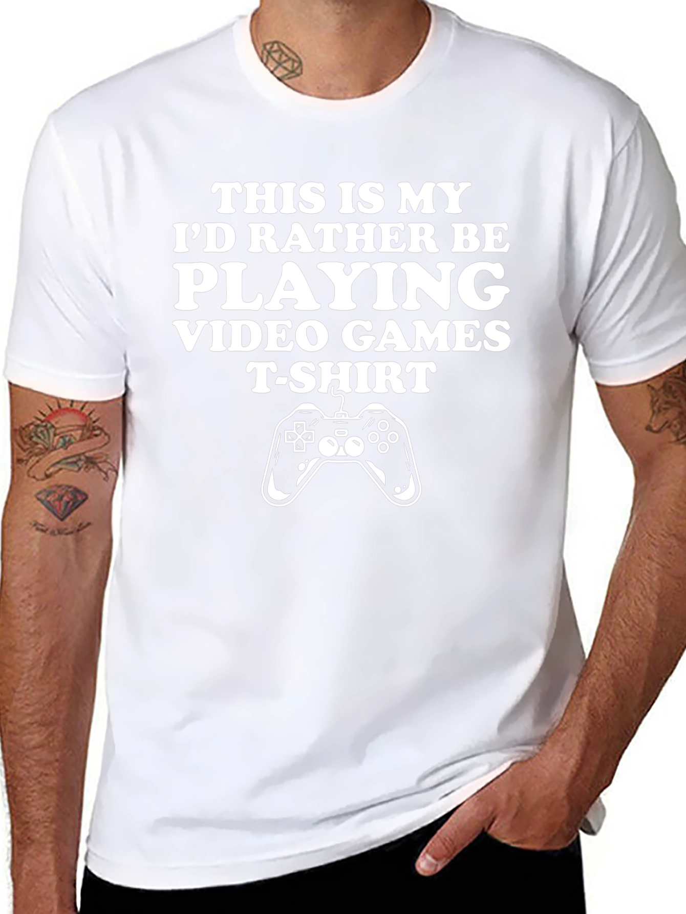 Gamer T-Shirt: Id Rather Be Playing Video Games