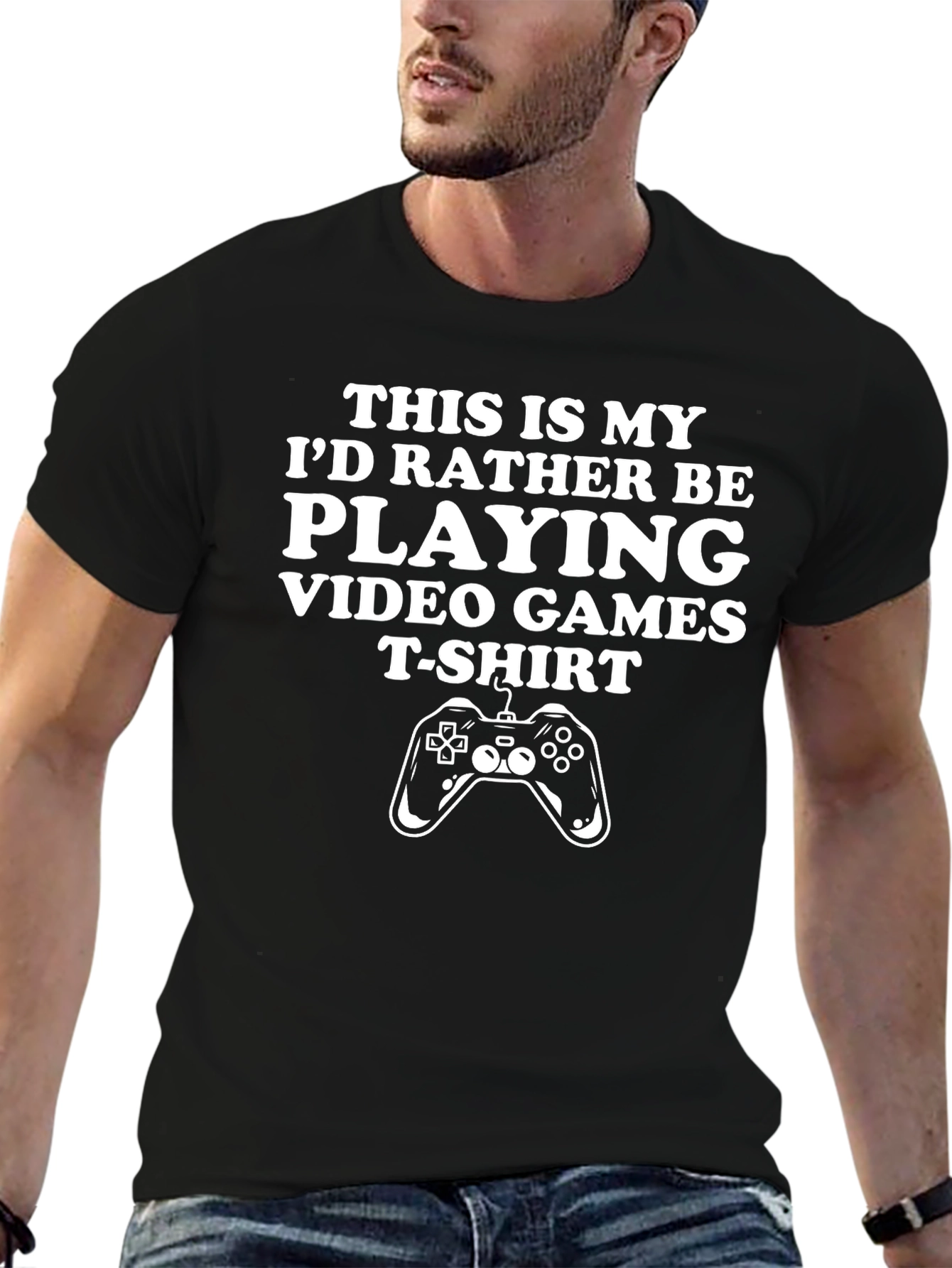 Gamer T-Shirt: Id Rather Be Playing Video Games