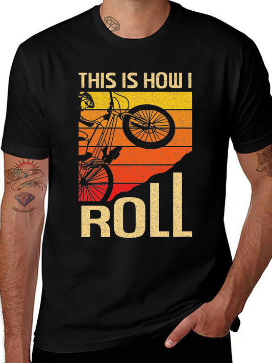 This Is How I Roll Retro Biker T-Shirt
