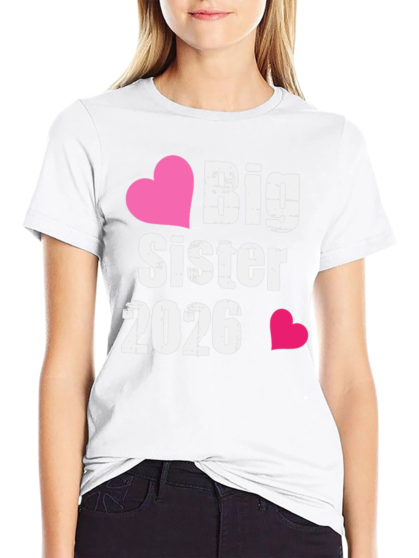 Big Sister 2026 Pregnancy Announcement T-Shirt