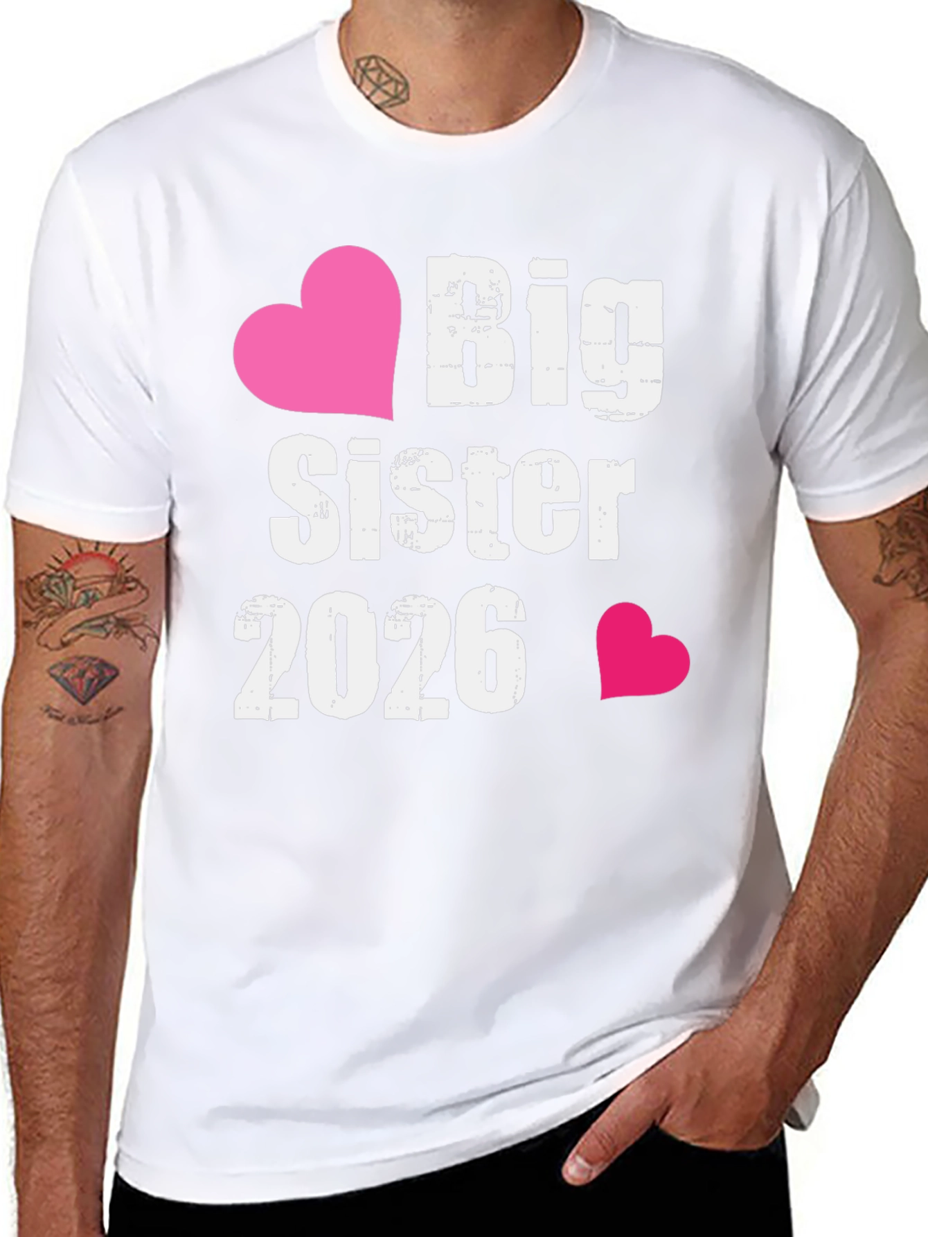 Big Sister 2026 Pregnancy Announcement T-Shirt