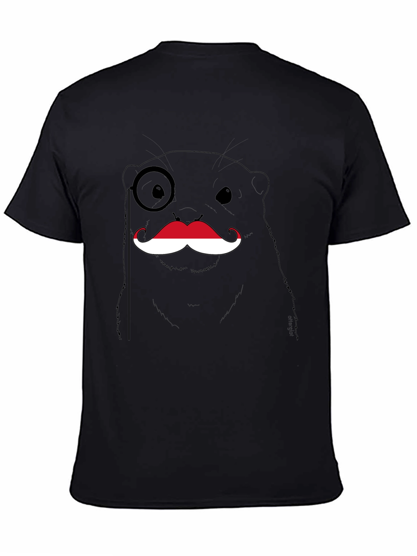 Monocled Otter Mustache Graphic Tee