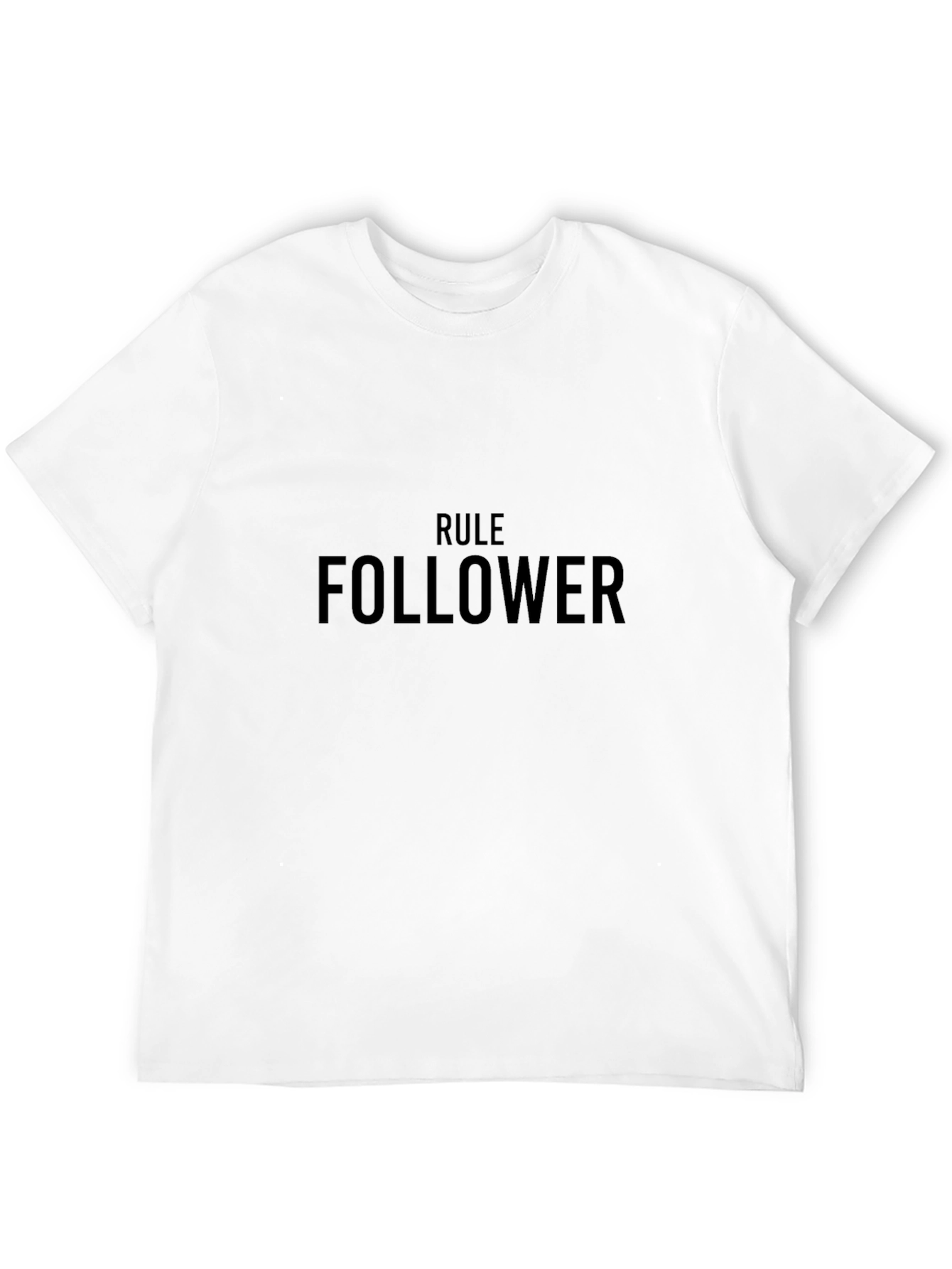 Rule Follower Black Tee - Casual Style