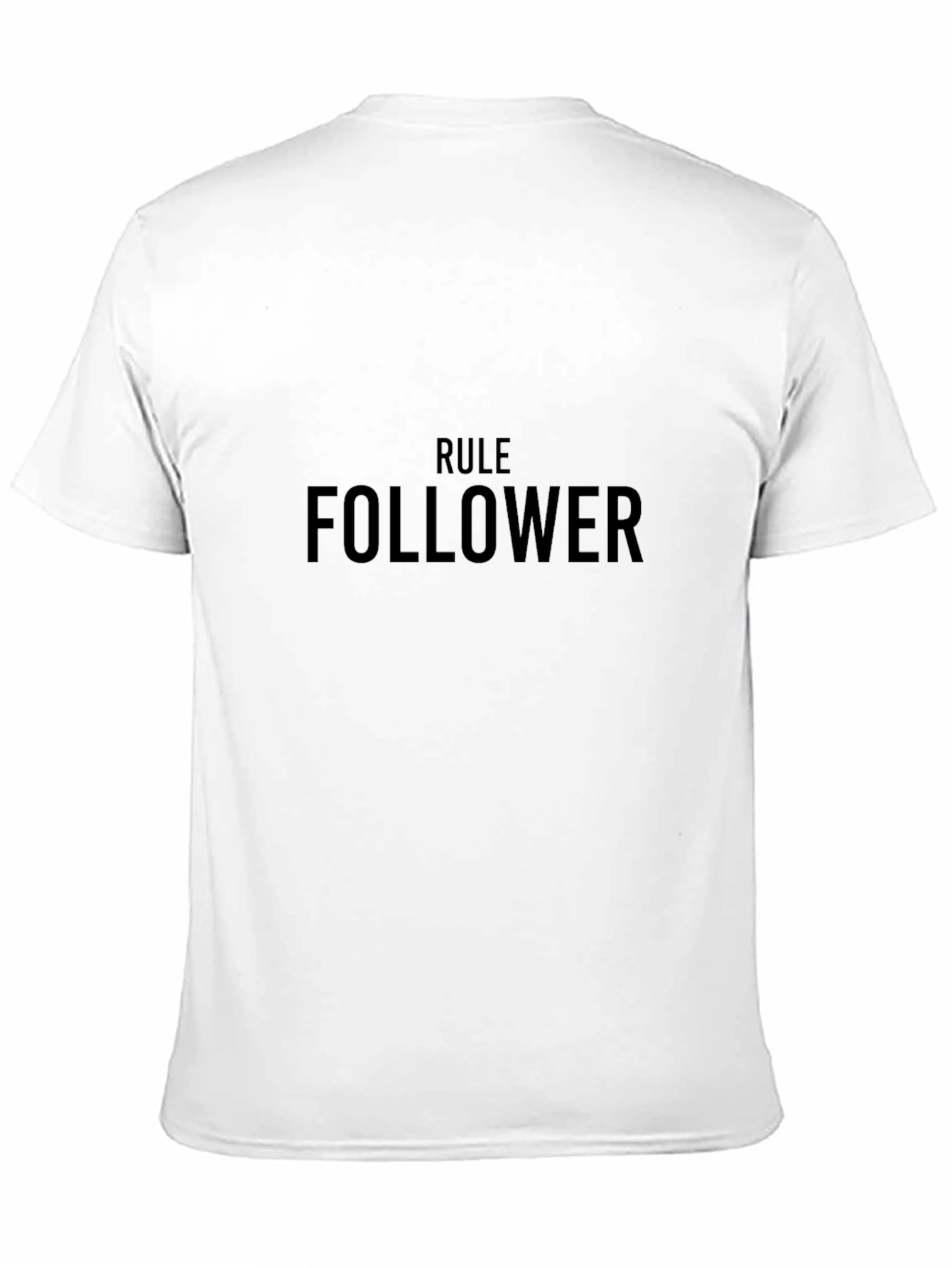 Rule Follower Black Tee - Casual Style