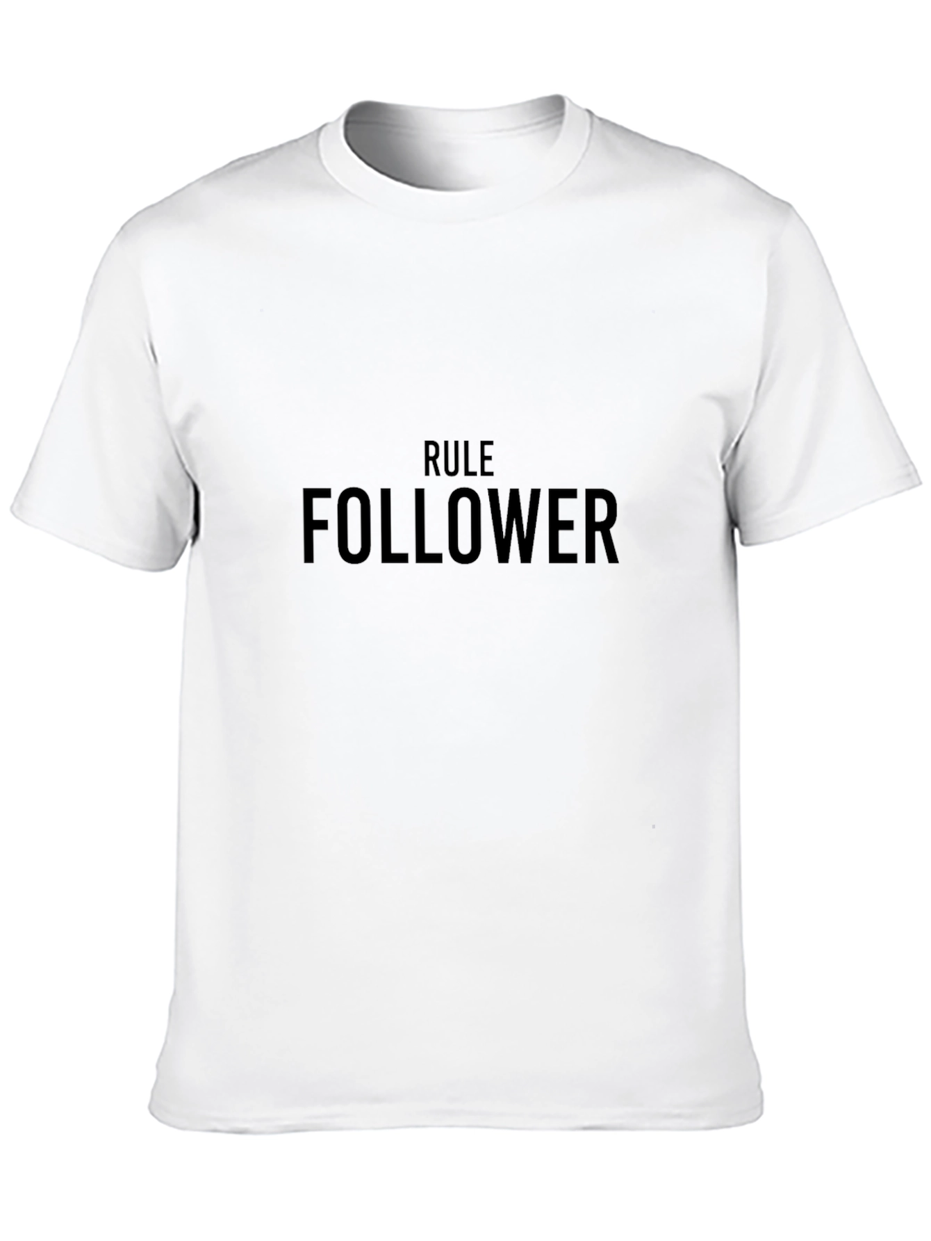 Rule Follower Black Tee - Casual Style