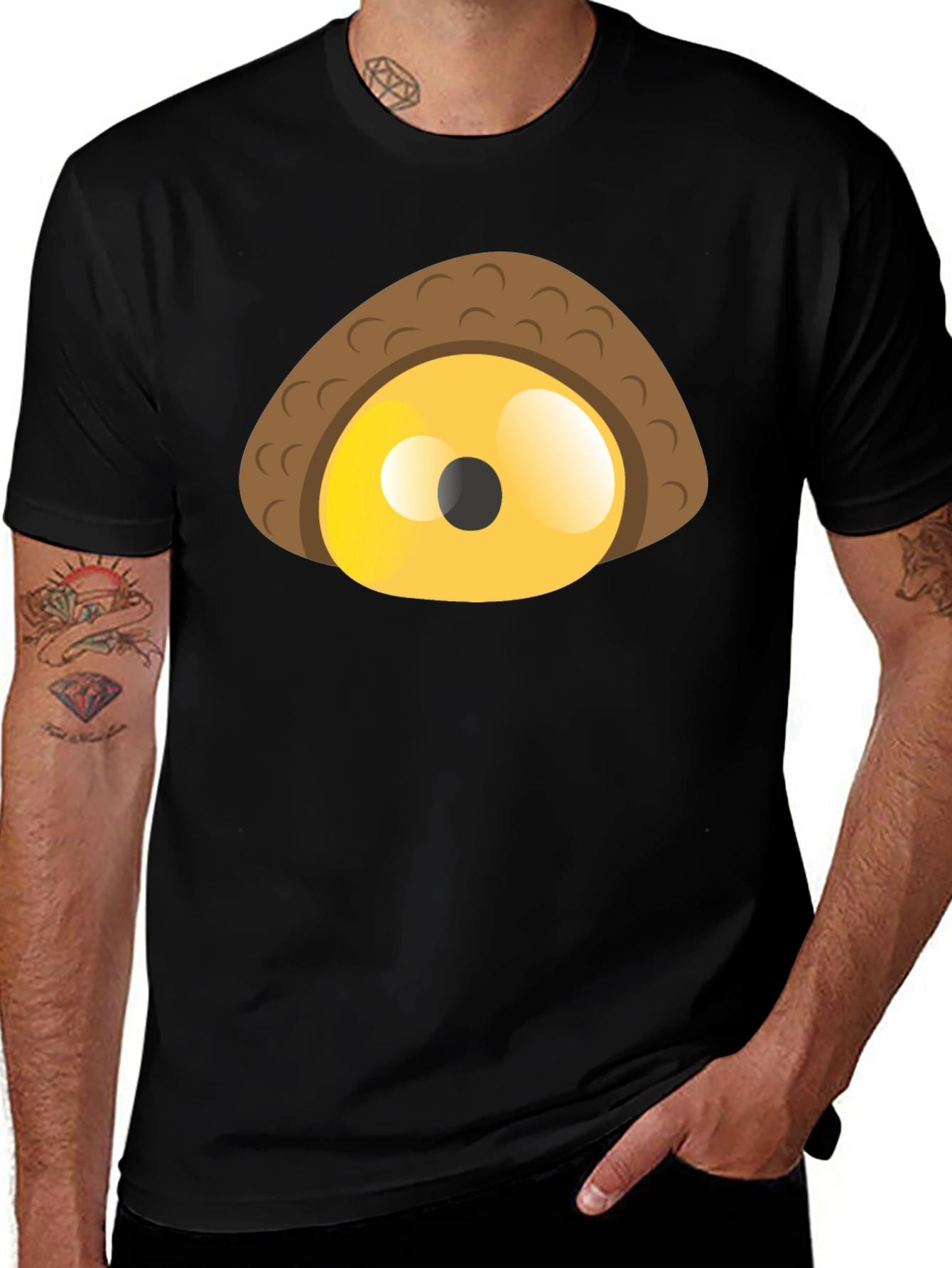 Eye Graphic Black T-Shirt