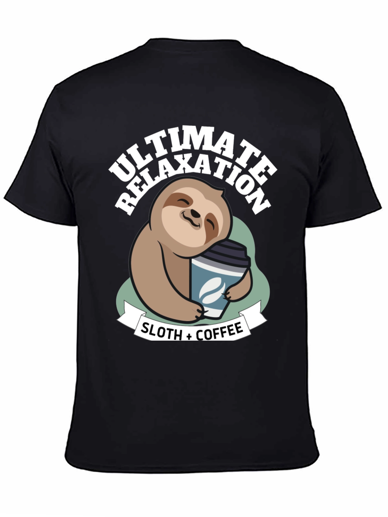 Ultimate Relaxation Sloth & Coffee T-Shirt