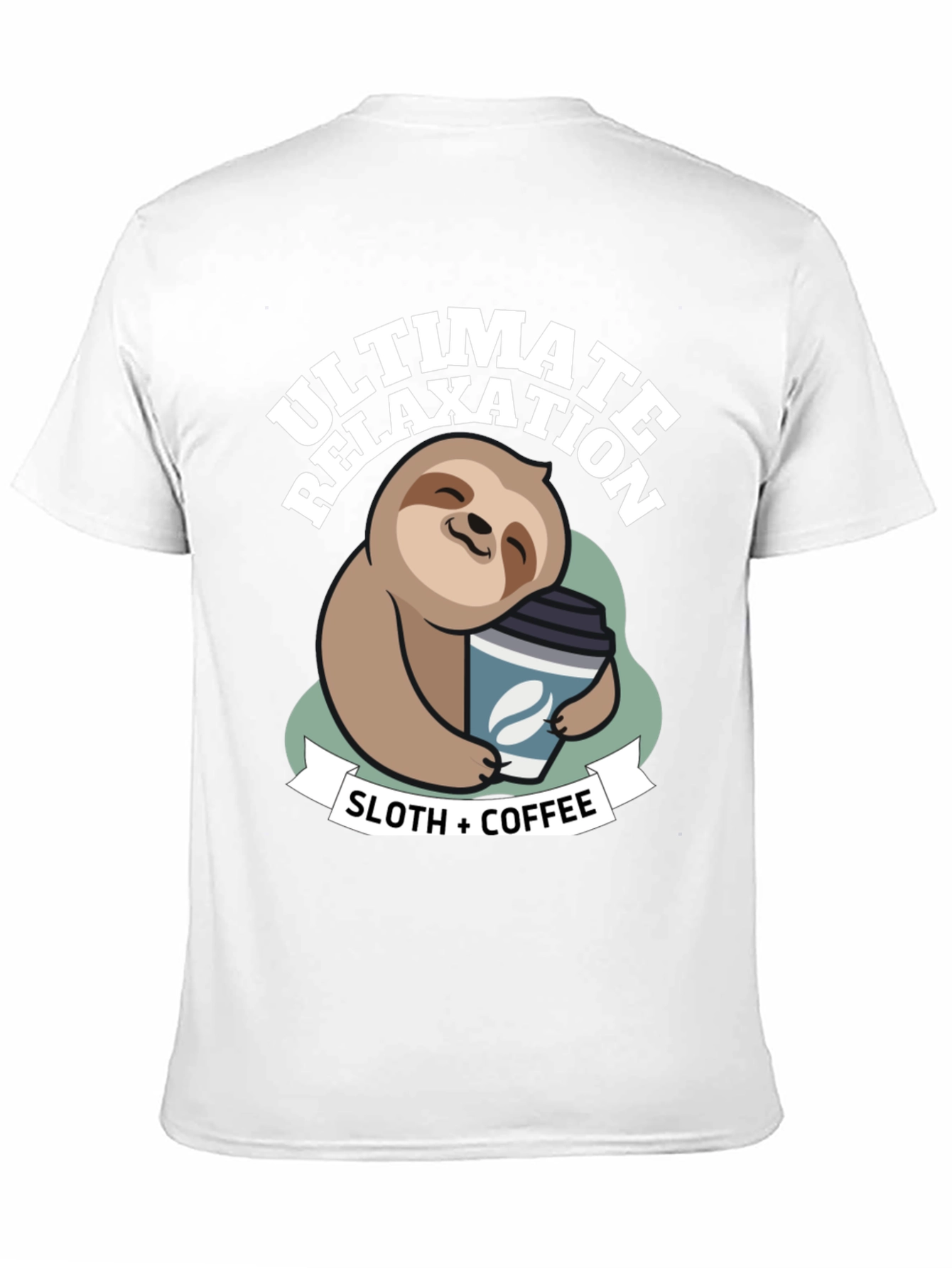 Ultimate Relaxation Sloth & Coffee T-Shirt