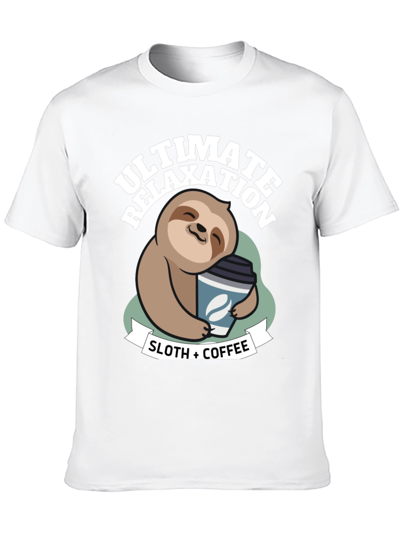 Ultimate Relaxation Sloth & Coffee T-Shirt