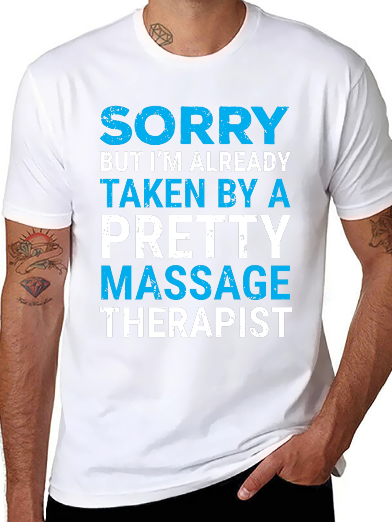 Sorry Taken By A Pretty Massage Therapist T-Shirt