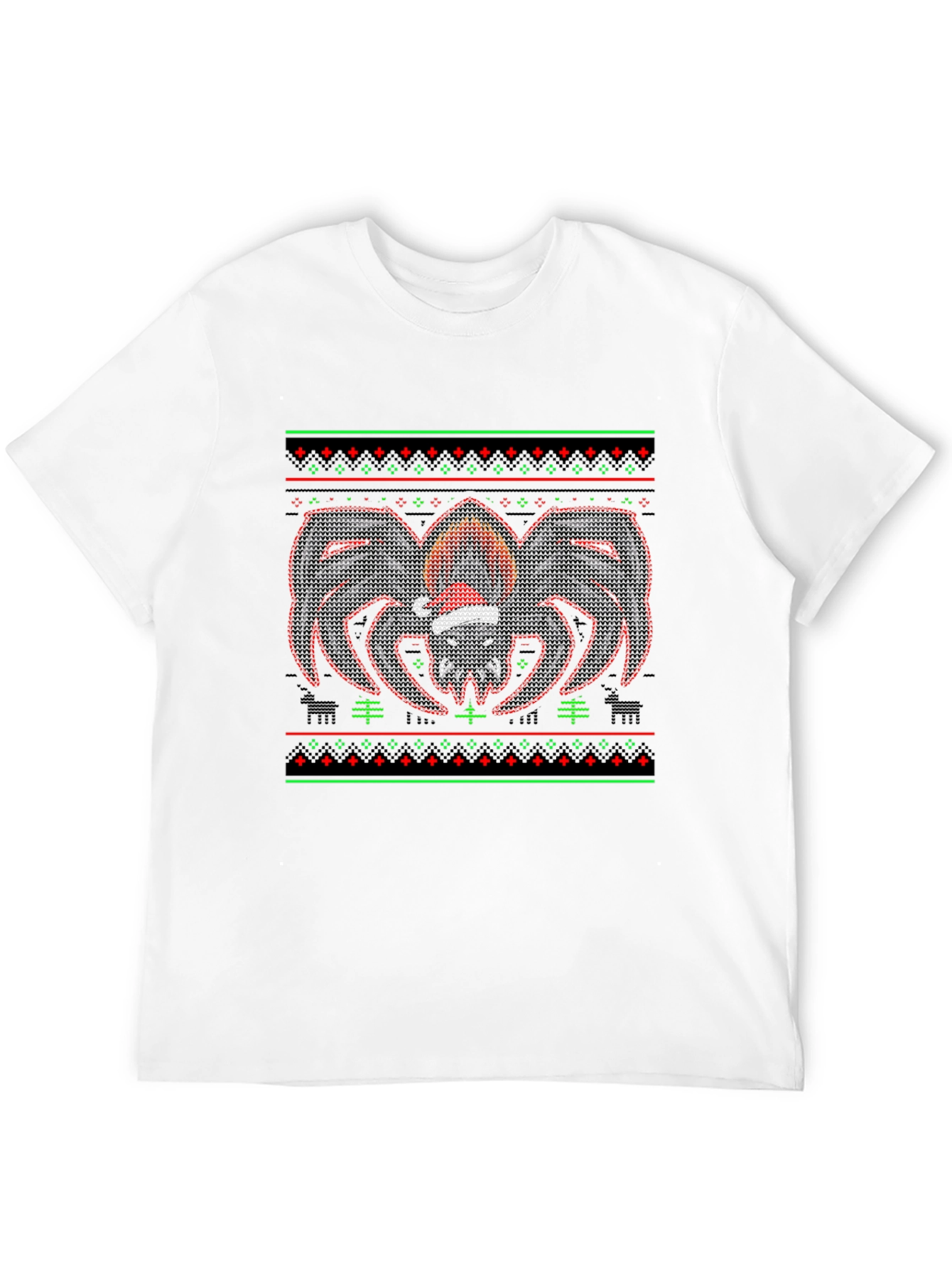 Festive Spider Ugly Christmas Sweater T-Shirt