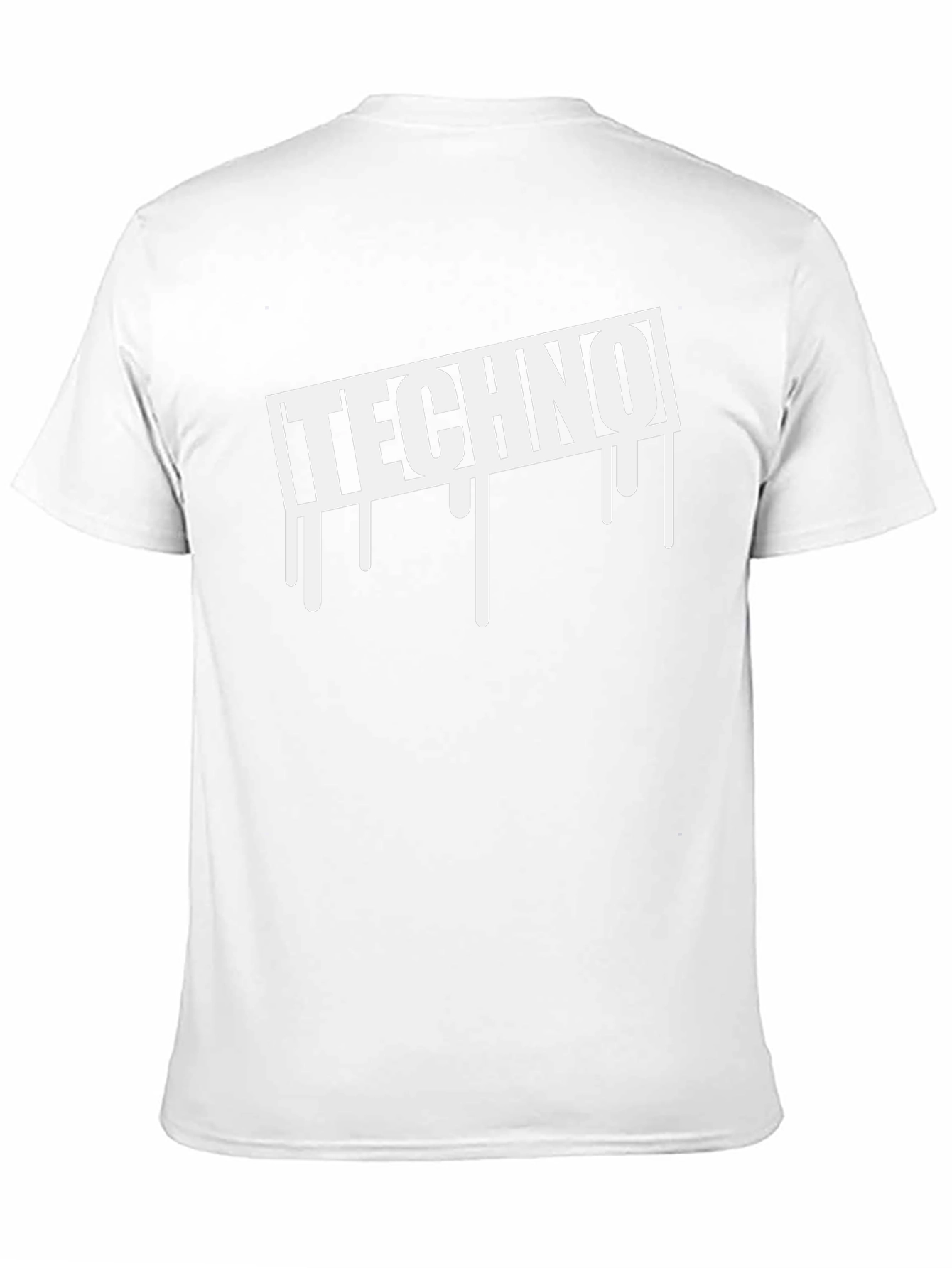 Techno Drip T-Shirt - Black Music Inspired Design