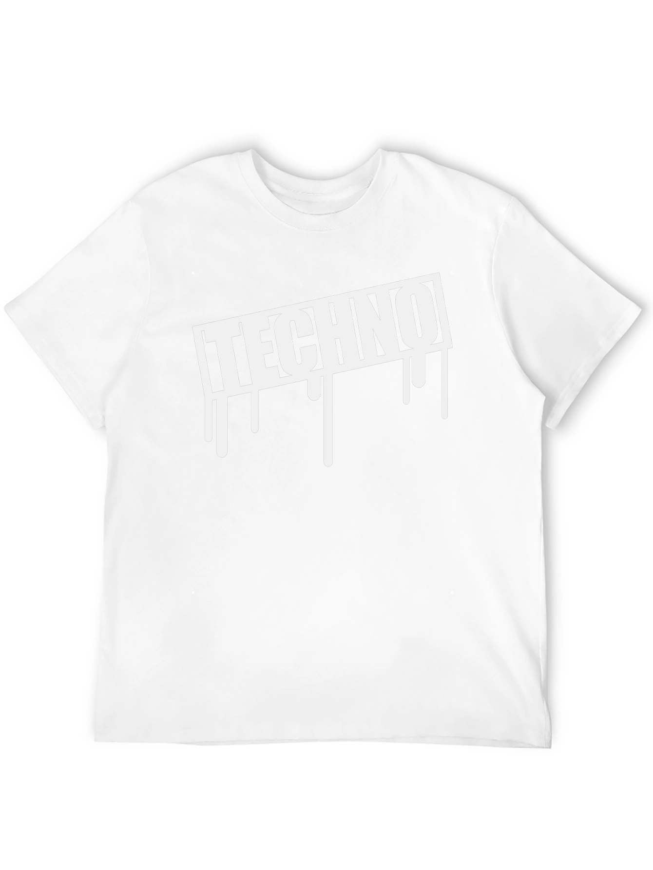 Techno Drip T-Shirt - Black Music Inspired Design