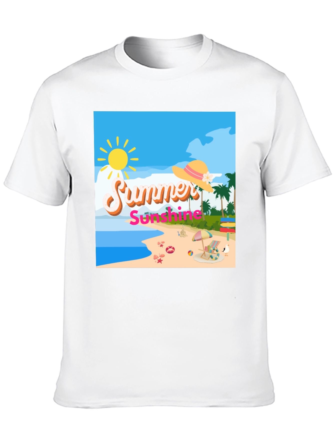 Summer Sunshine Beach T-Shirt