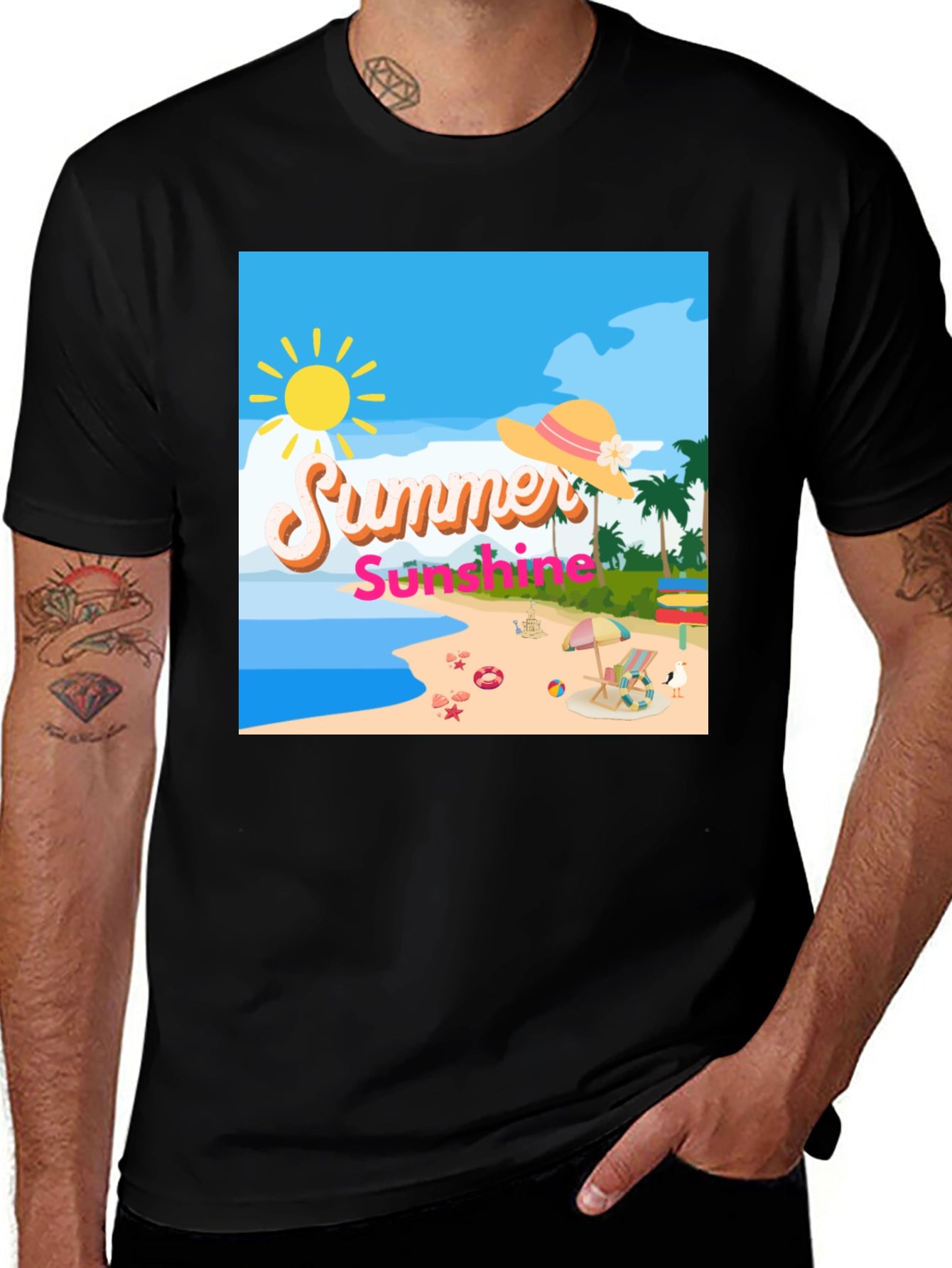 Summer Sunshine Beach T-Shirt