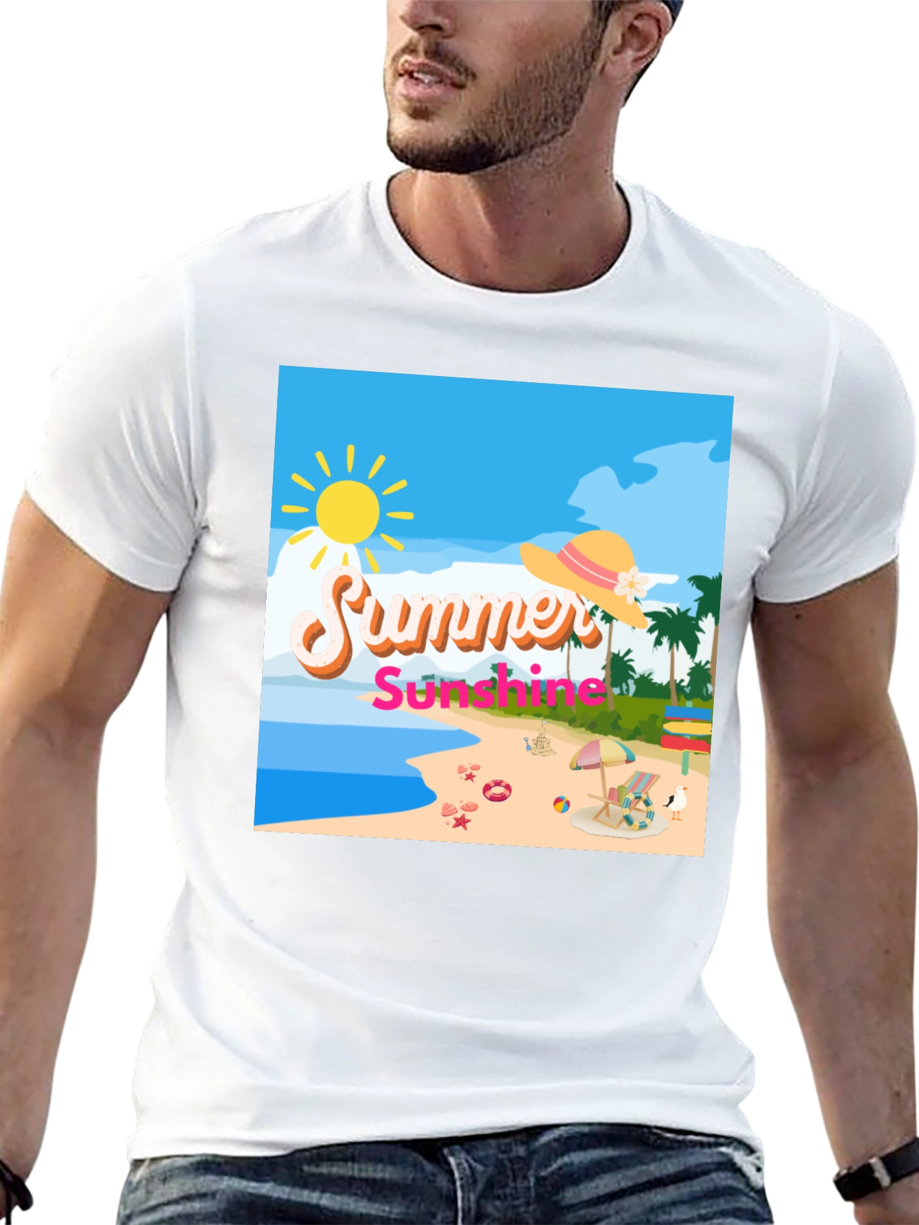 Summer Sunshine Beach T-Shirt