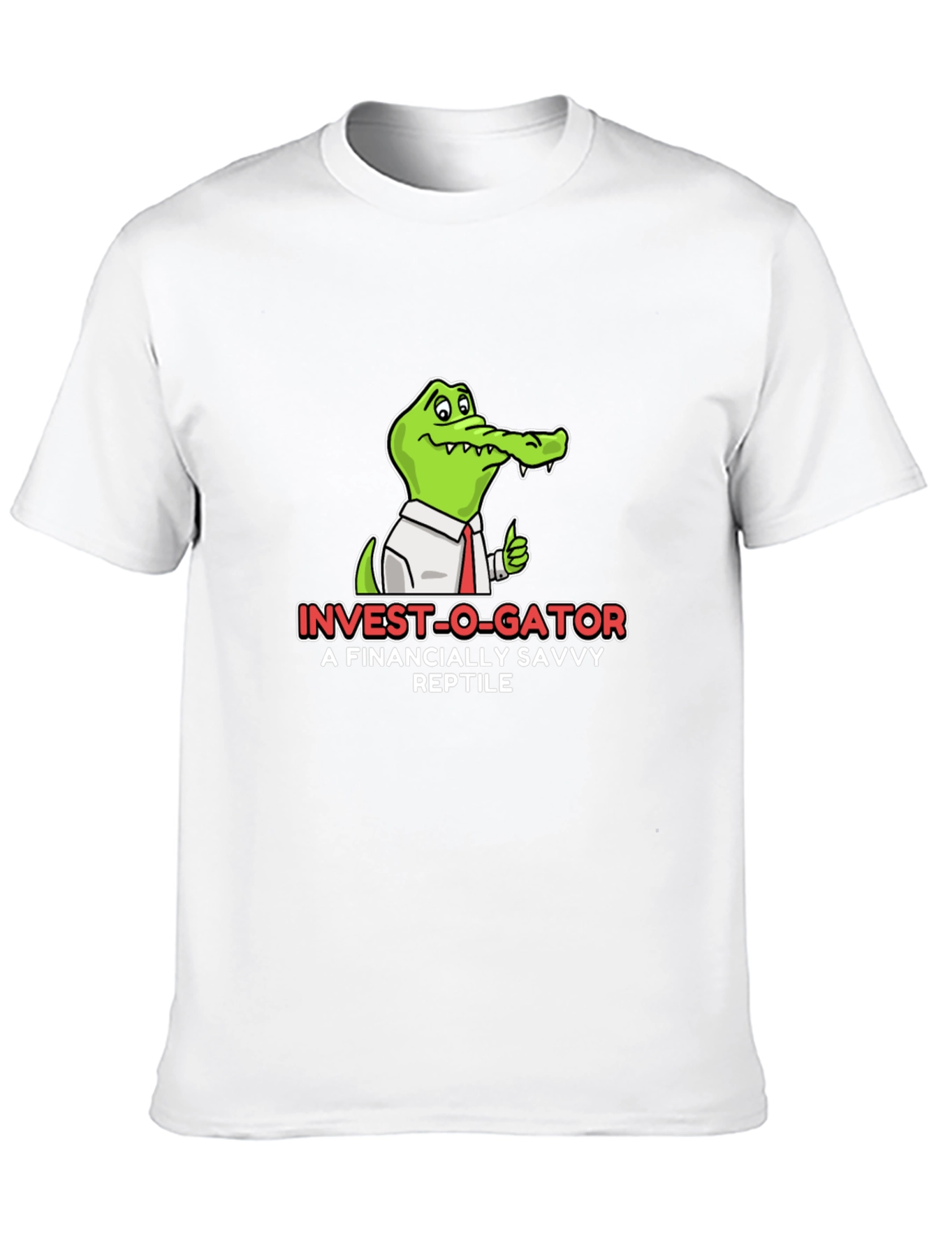 Invest-O-Gator Black Graphic T-Shirt