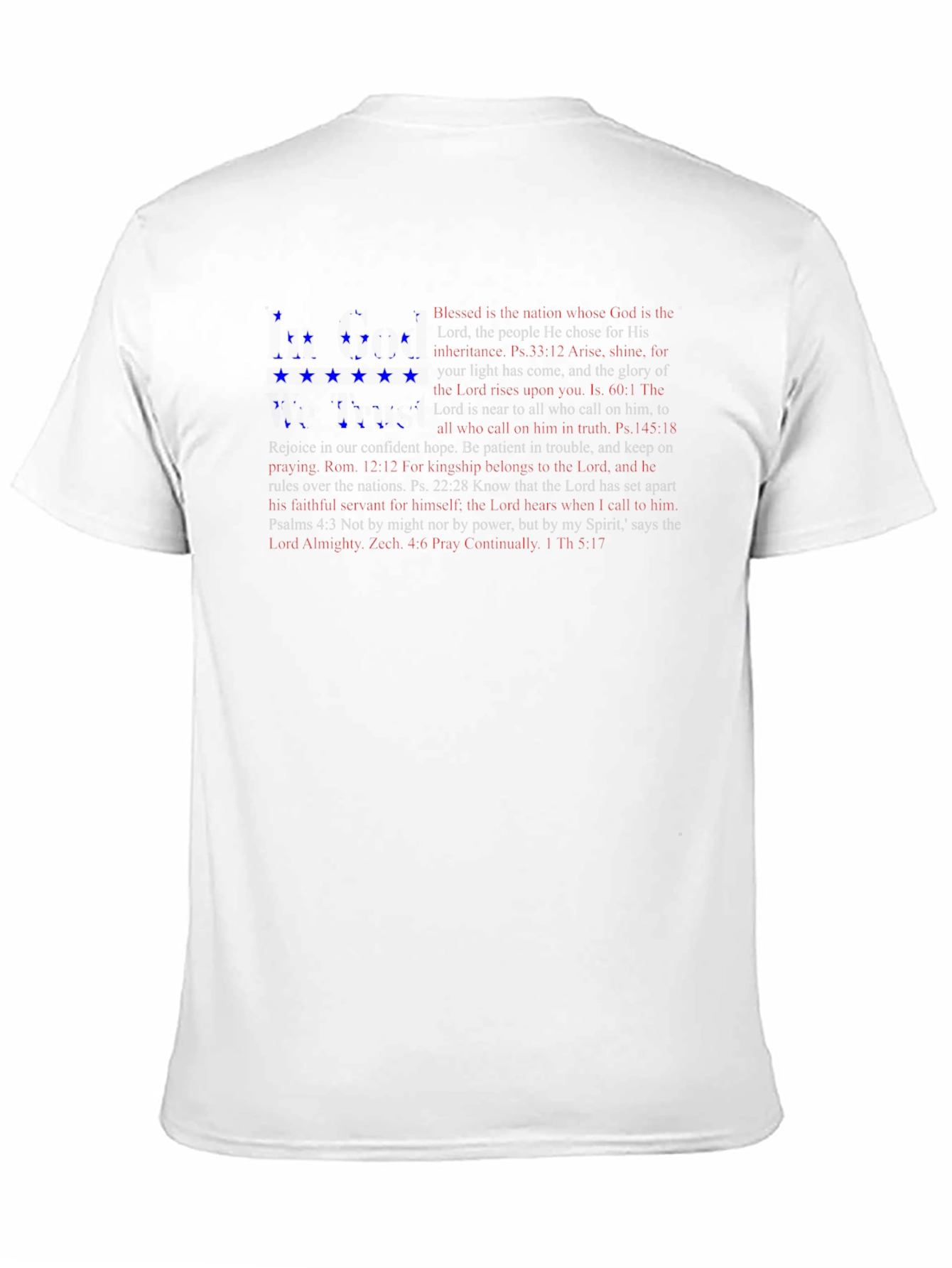 Faith-Inspired Patriotic Graphic Tee
