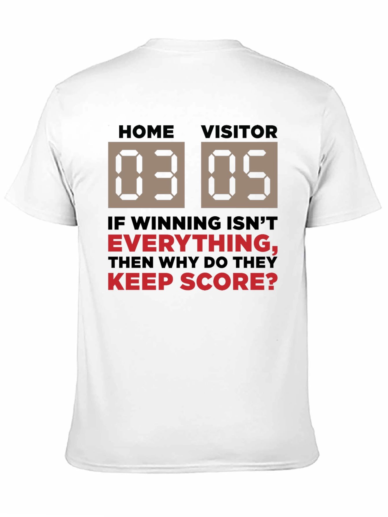 Scoreboard T-Shirt - Winning Isnt Everything?
