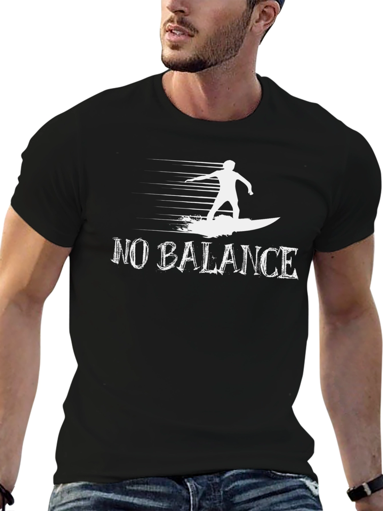 No Balance Surfer Graphic Tee