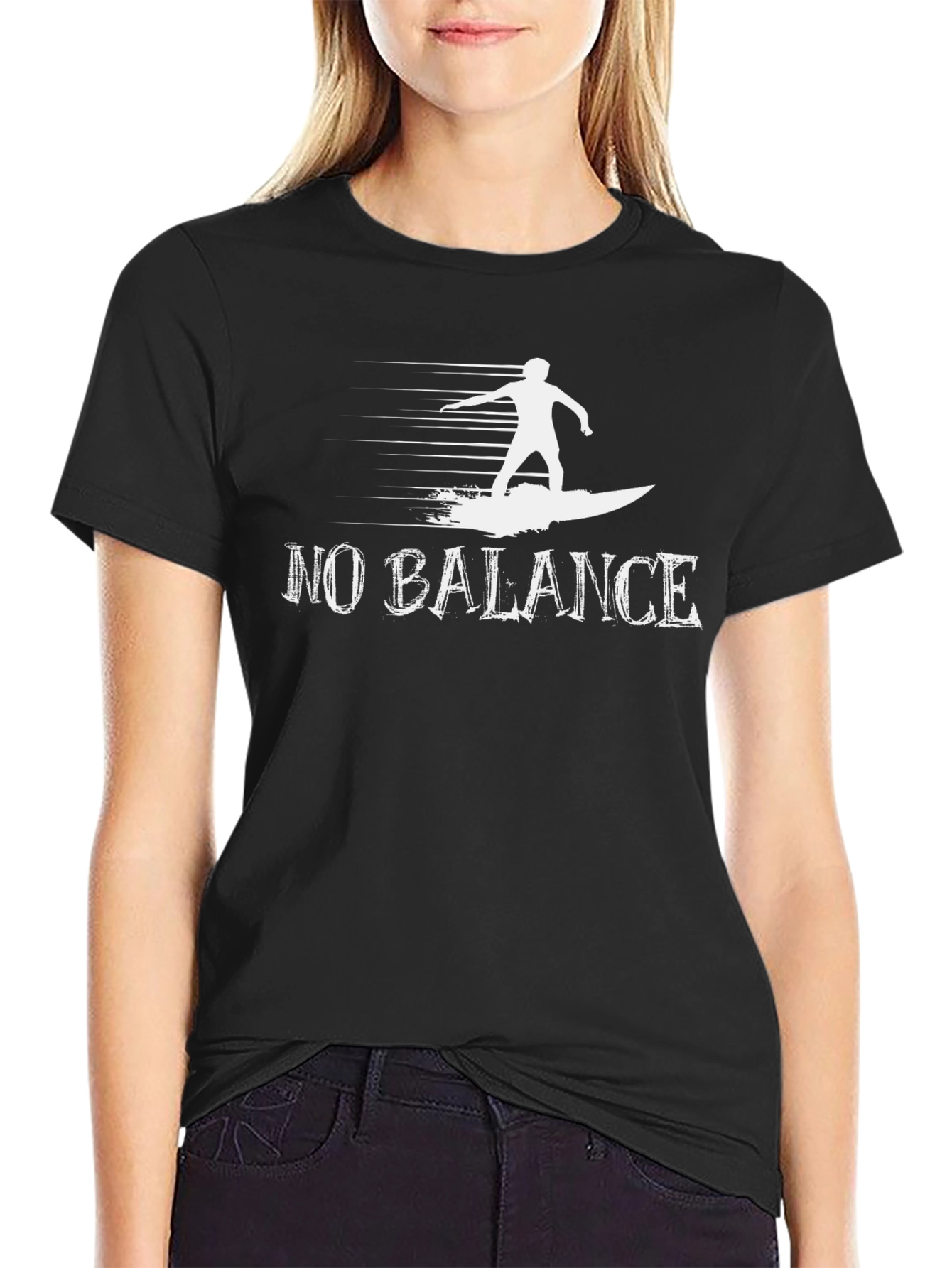 No Balance Surfer Graphic Tee