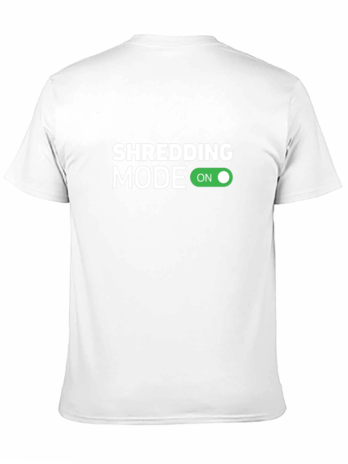 Shredding Mode On Graphic Tee - Black