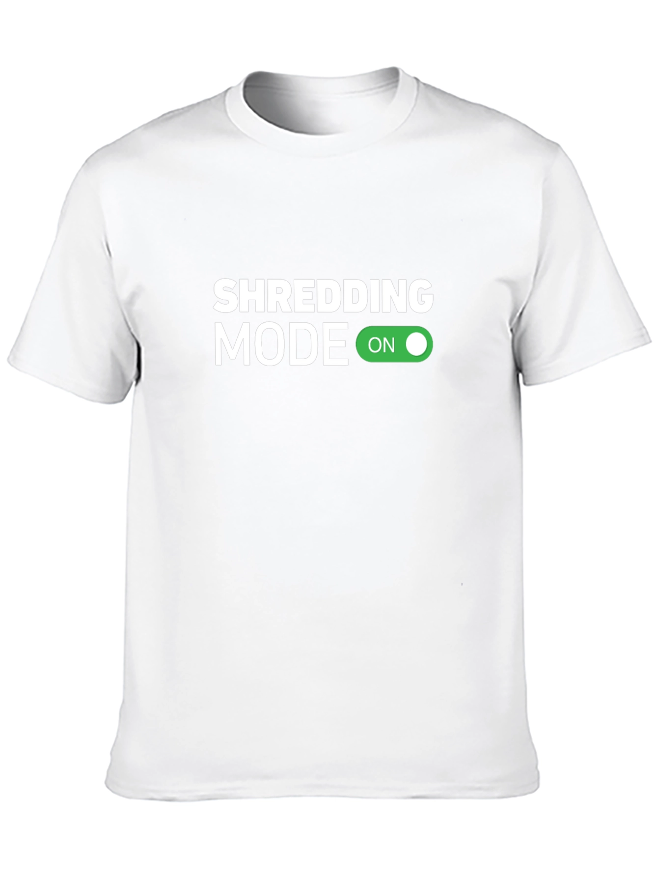Shredding Mode On Graphic Tee - Black