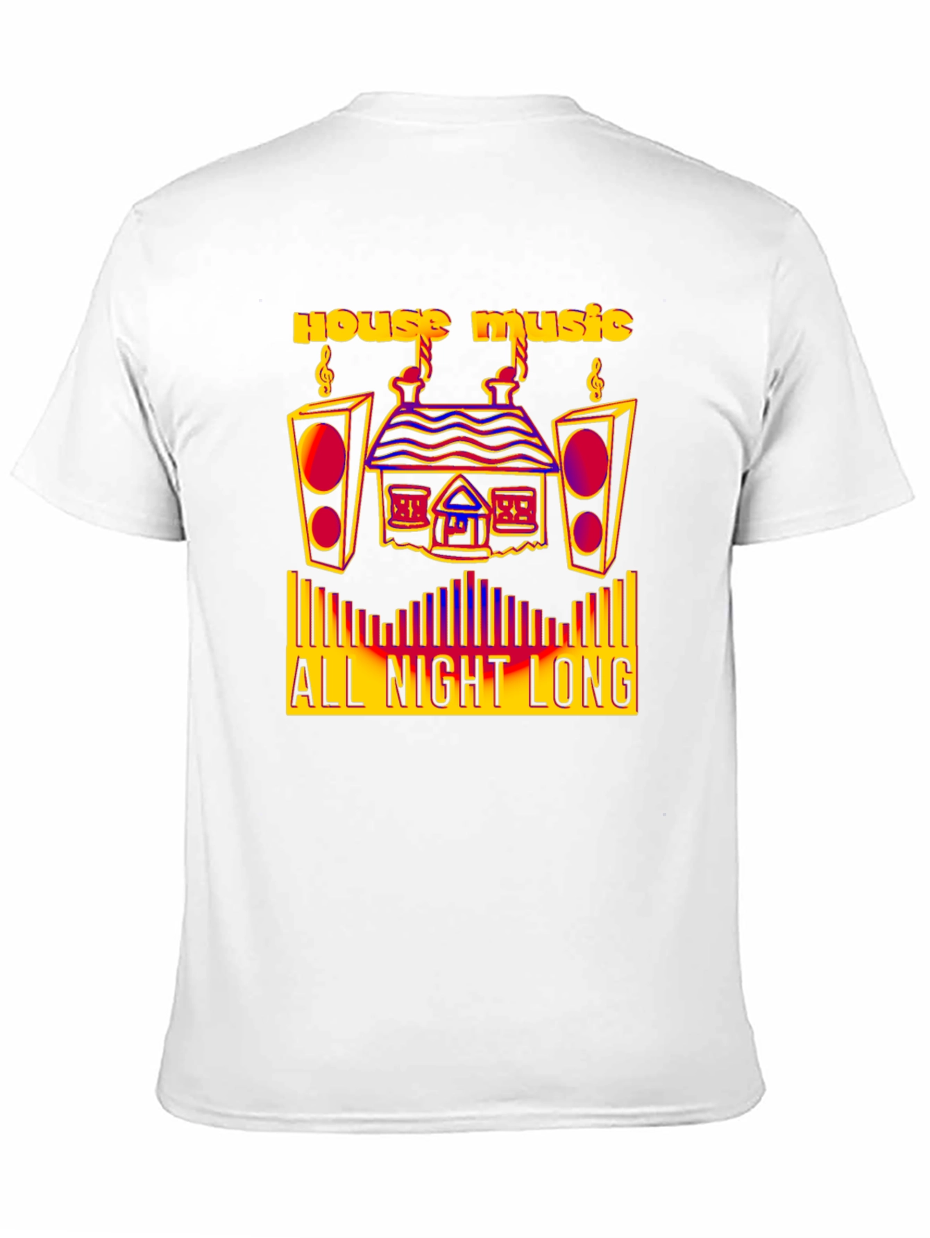House Music All Night Long Graphic Tee