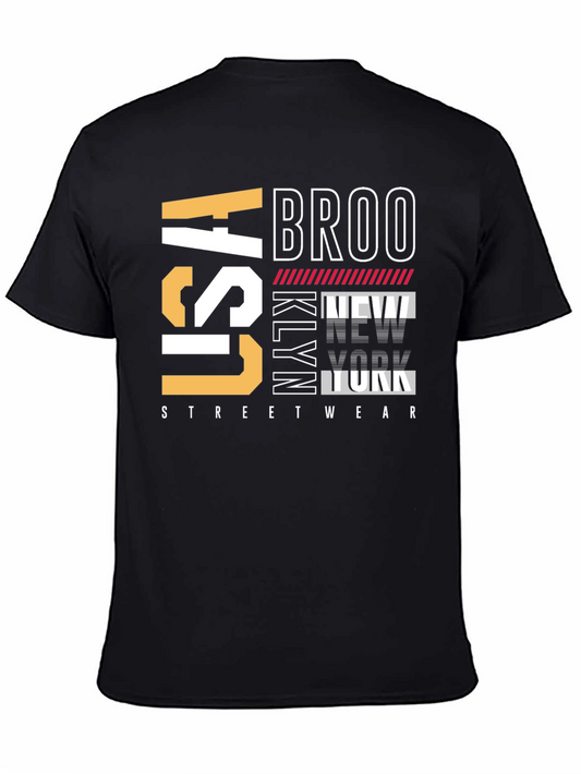 Brooklyn USA Streetwear Graphic T-Shirt