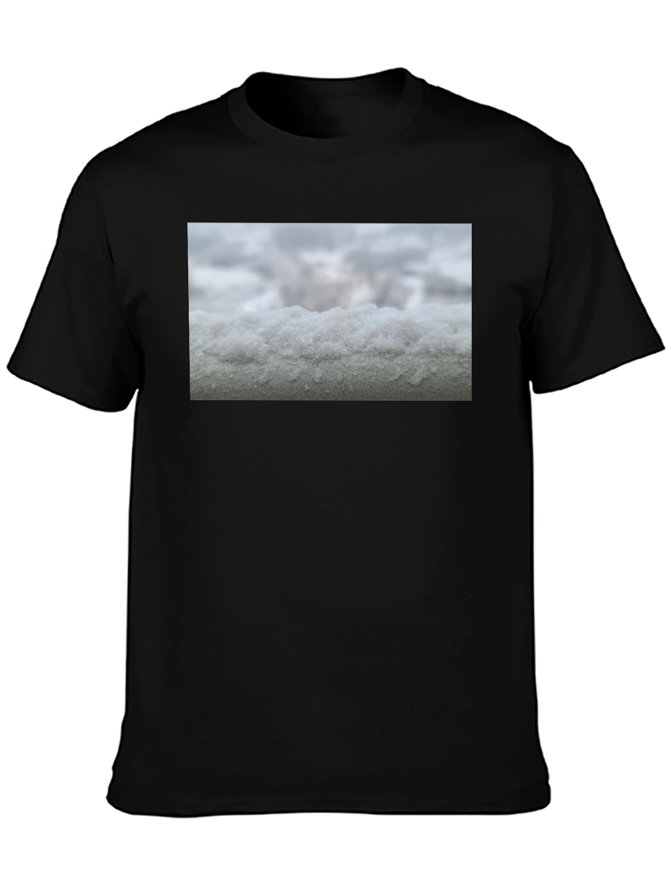 Snowy Surface Graphic Tee - Modern Casual Style